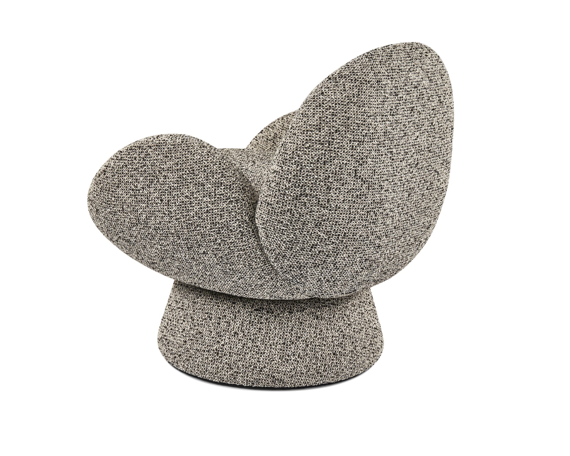 Arles Swivel Armchair - Dexter Sparkle Stone