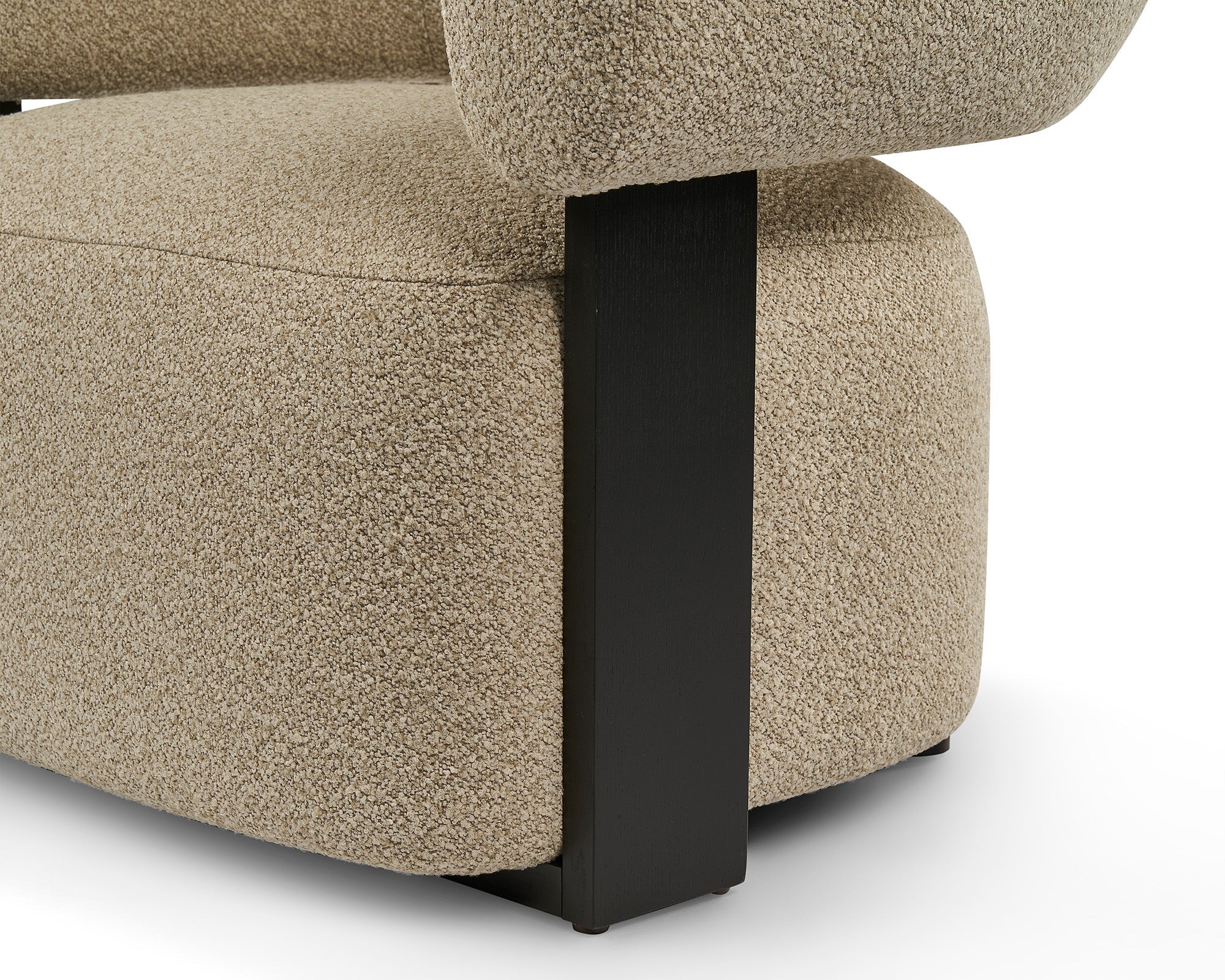 Botega Armchair - Capella Sand & Ash Wood