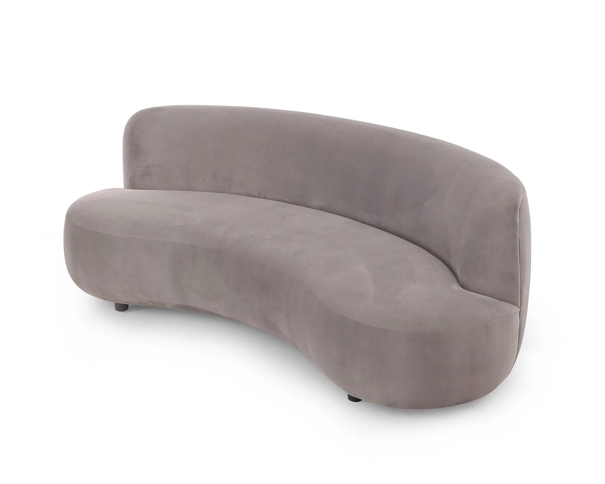Polter Melbourne Mink Velvet 3 Seater Sofa