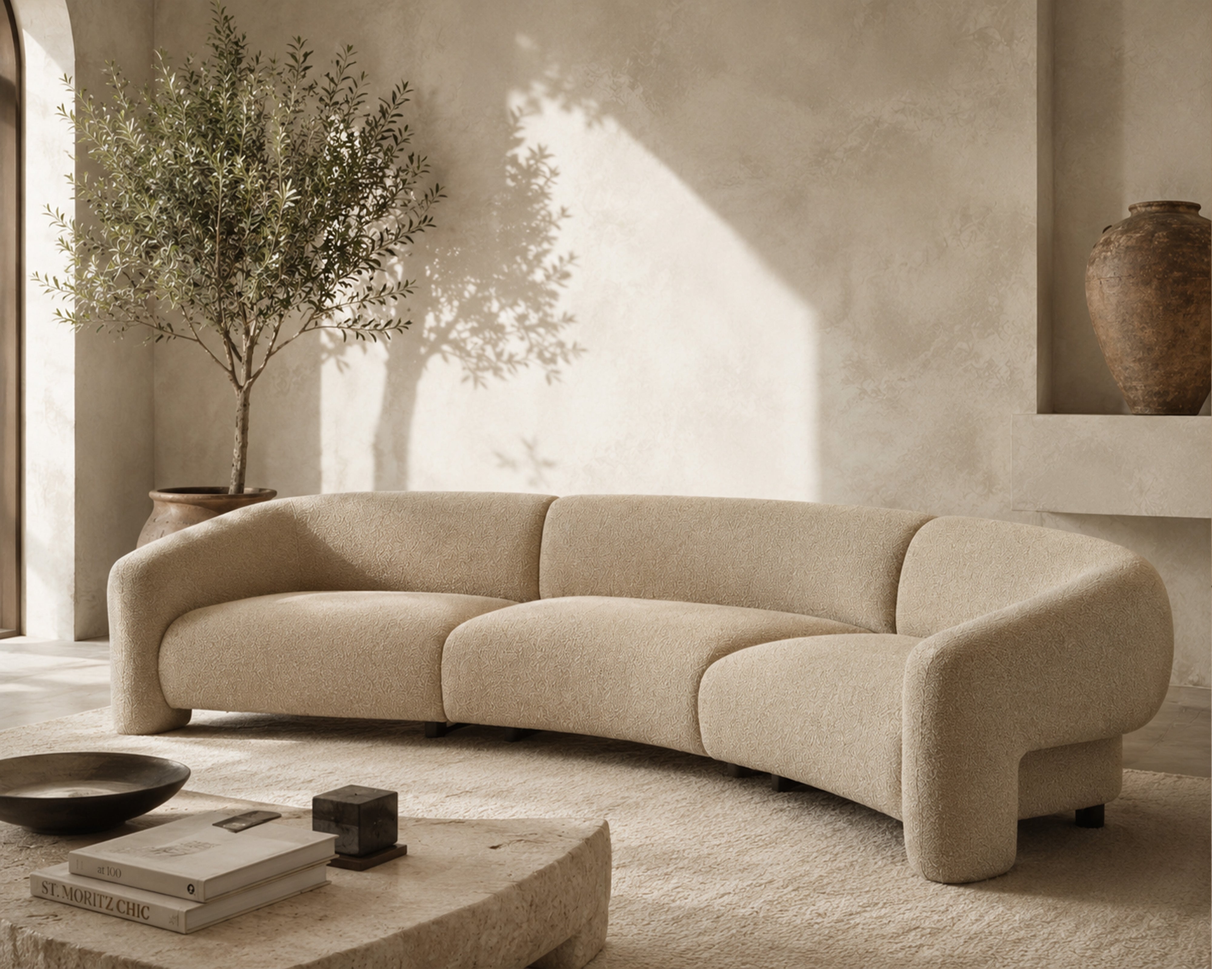 Erin Modular Sofa - Capella Sand/Black