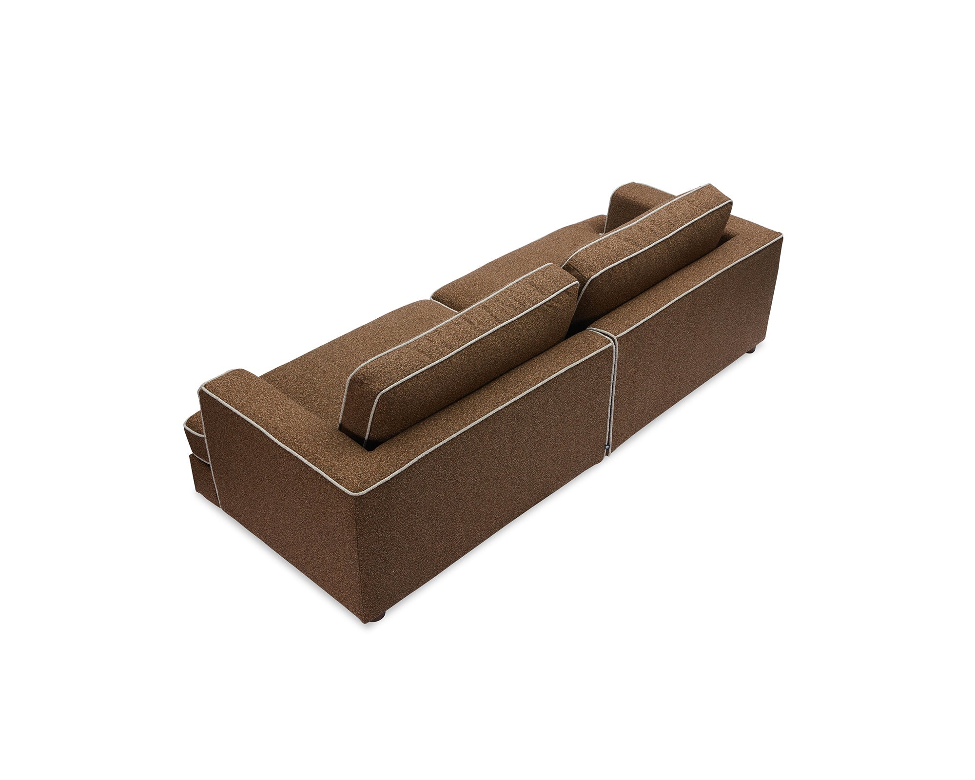 Cameron 3 Seater Sofa - Capella Fennel Seed & Sand Piping