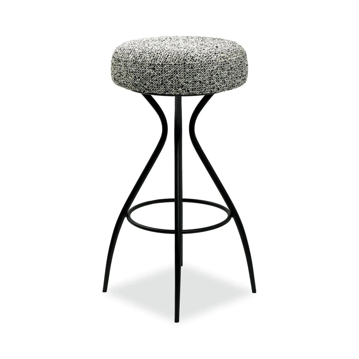 Hydra Dexter Sparkle Stone Linen Look Bar Stool