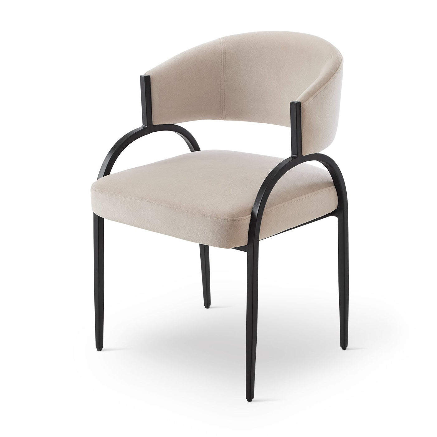 Pavilion Megan Pebble Velvet Dining Chair