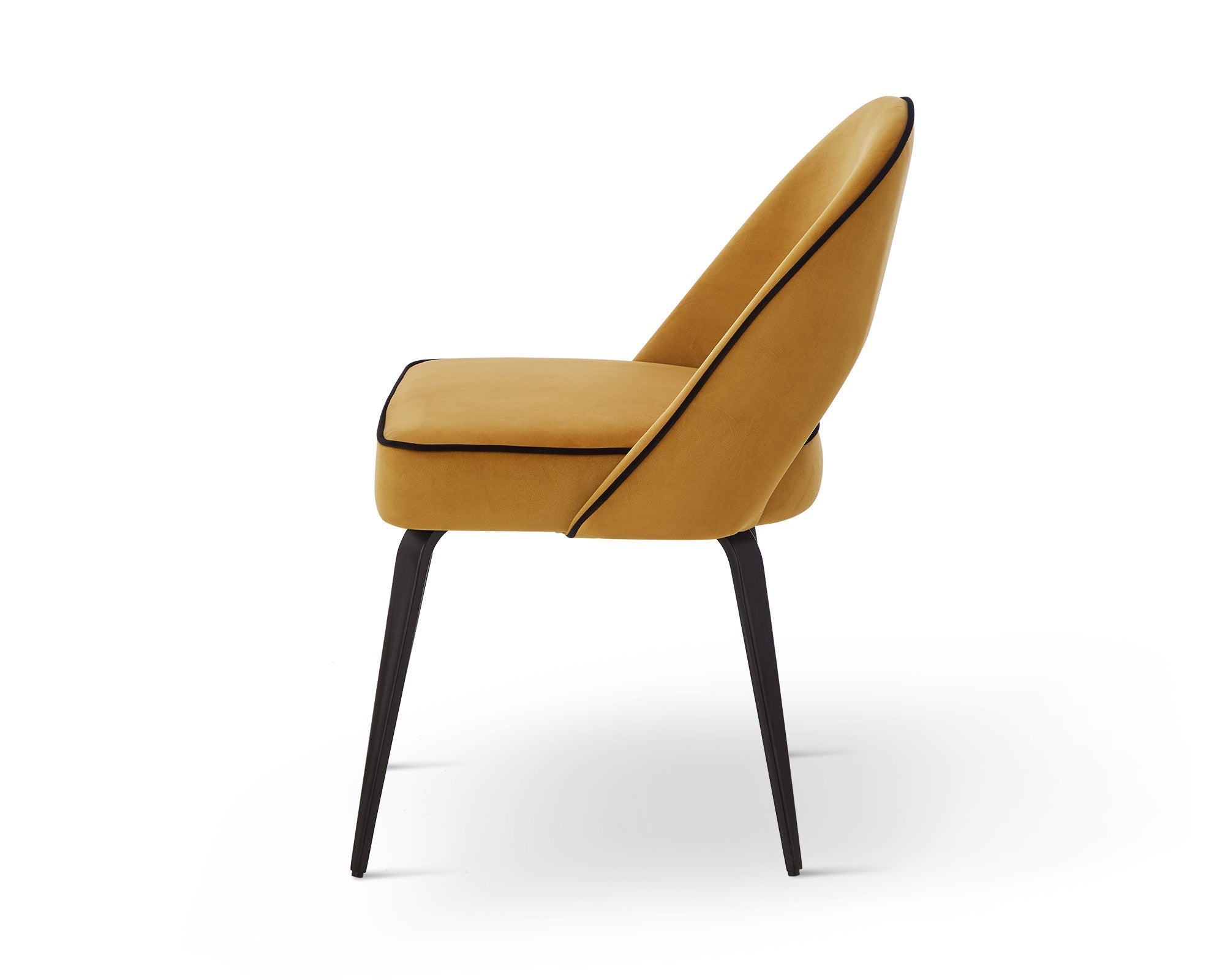 Yves Dining Chair  set of 2 - Megan Mustard