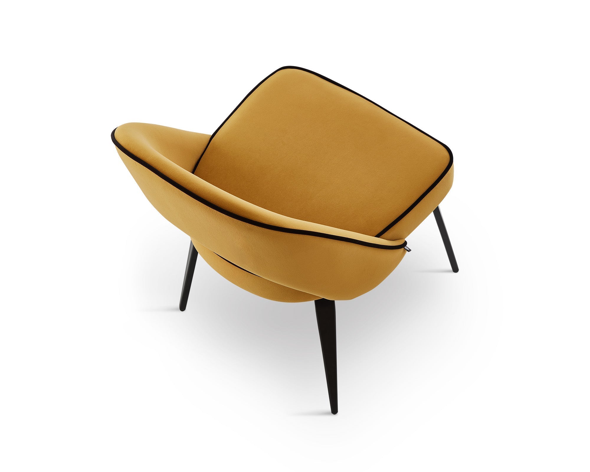 Yves Dining Chair  set of 2 - Megan Mustard