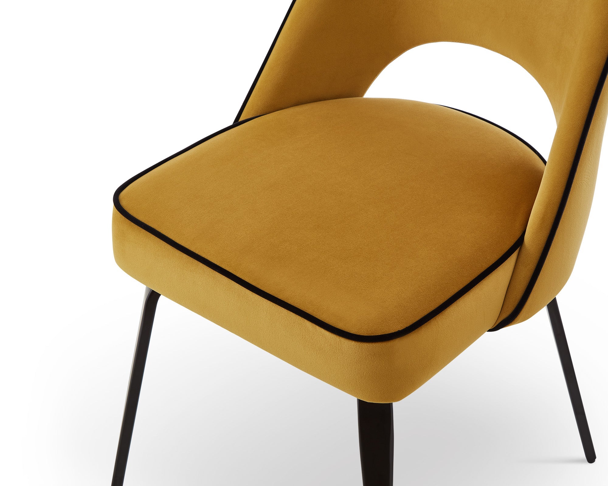 Yves Dining Chair  set of 2 - Megan Mustard