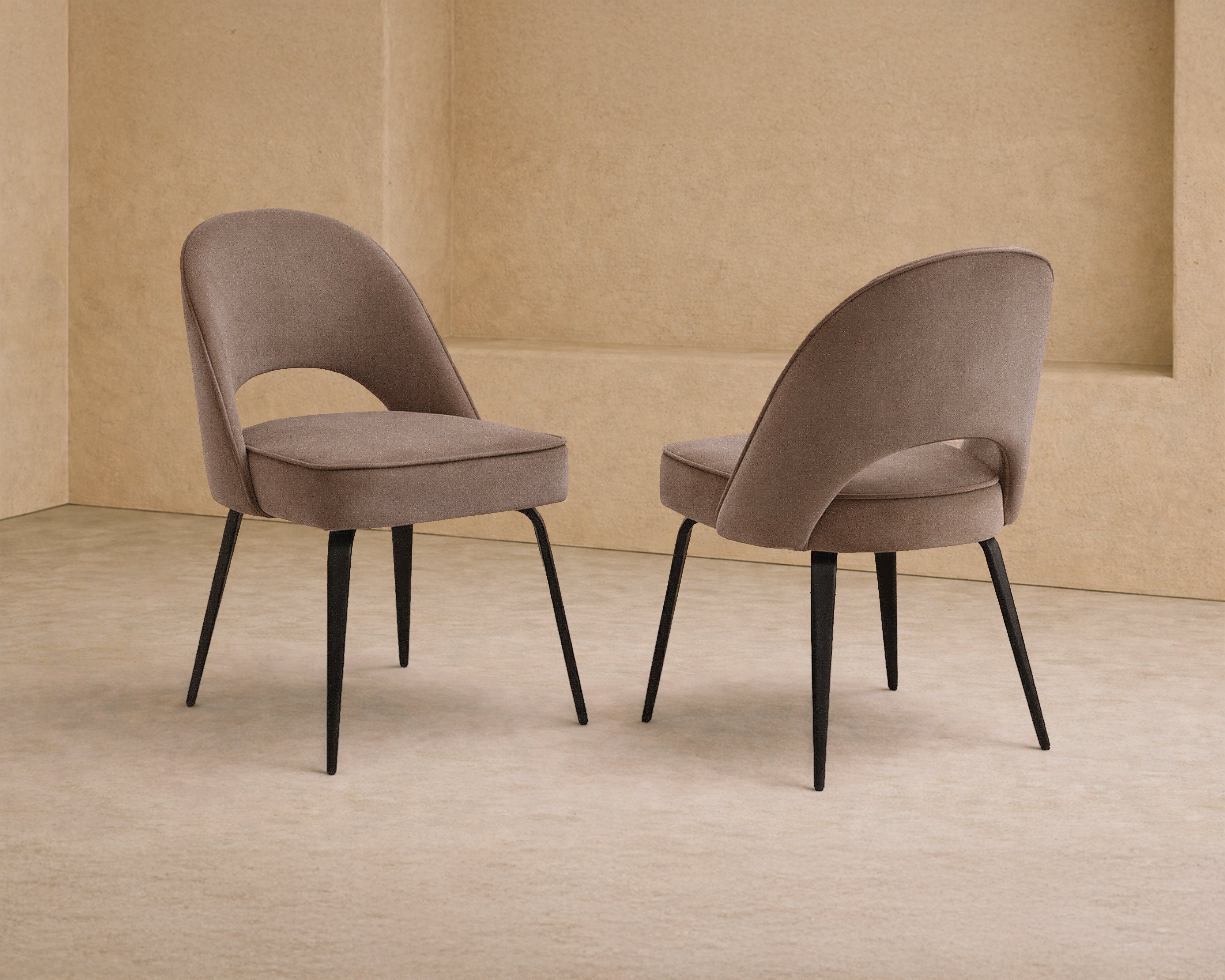 Yves Dining Chair  set of 2 - Megan Mink