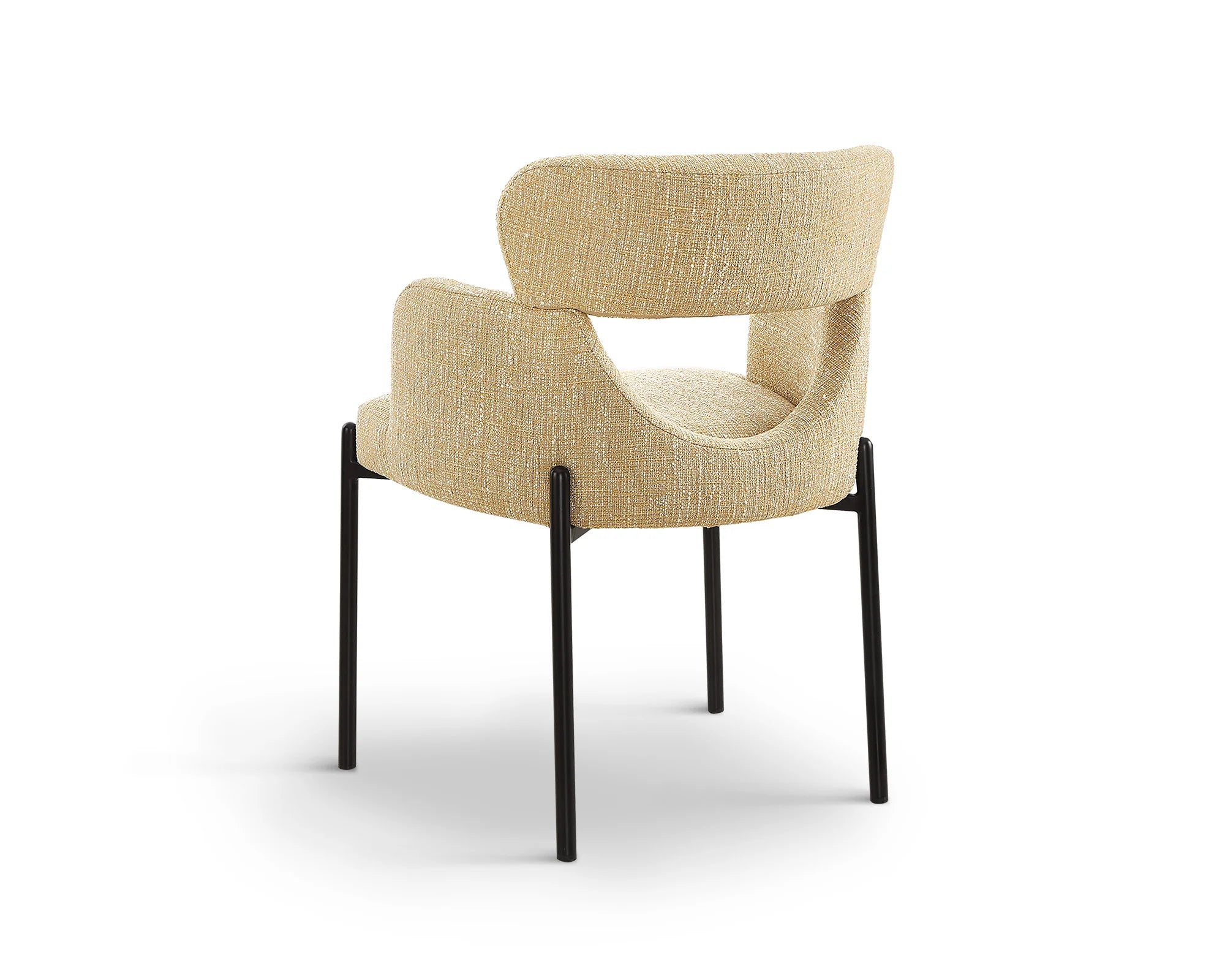 Set of 2 Aga Field Sand Linen Look Dining Chairs