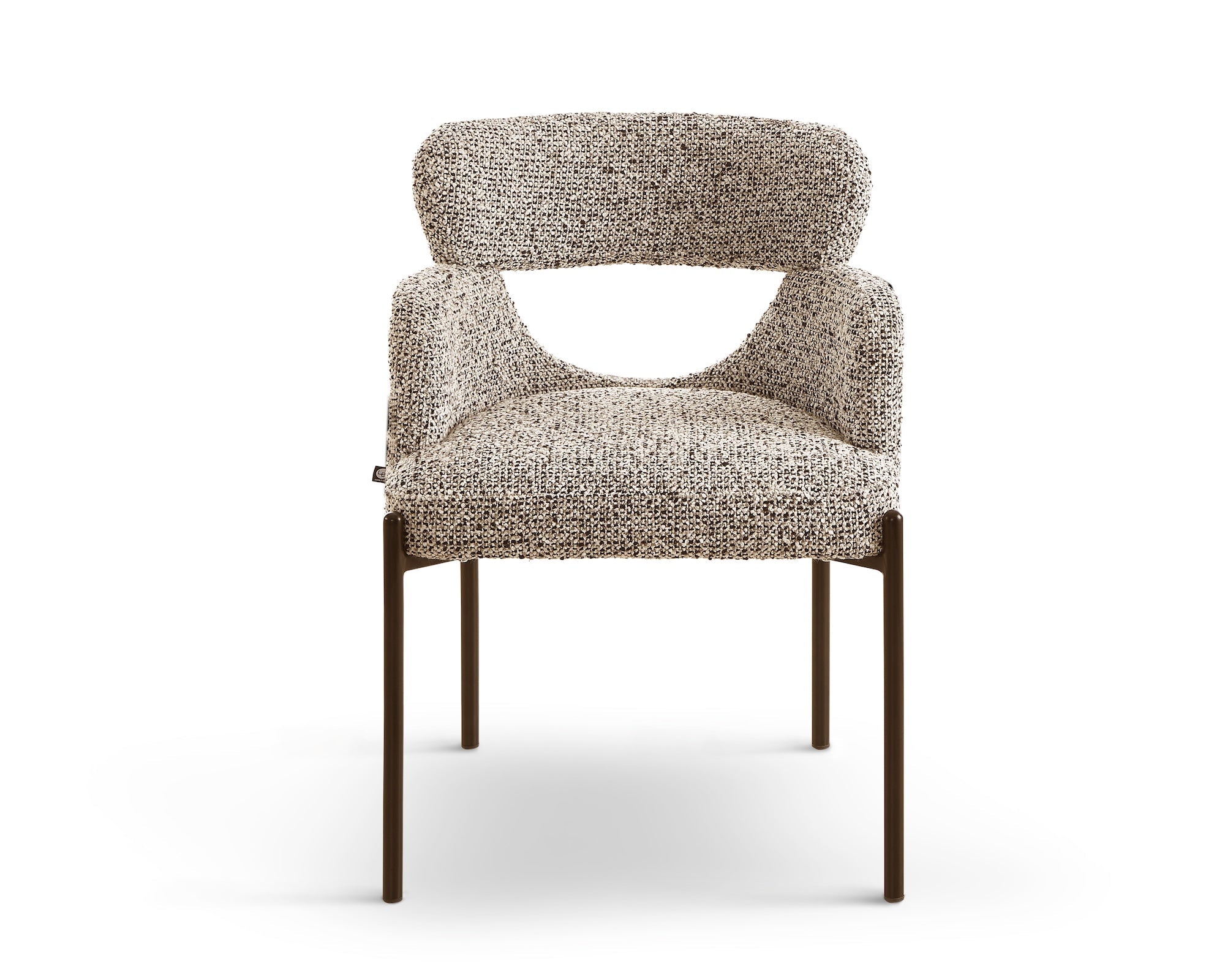 Set of 2 Aga Dining Chairs - Dexter Sparkle Stone