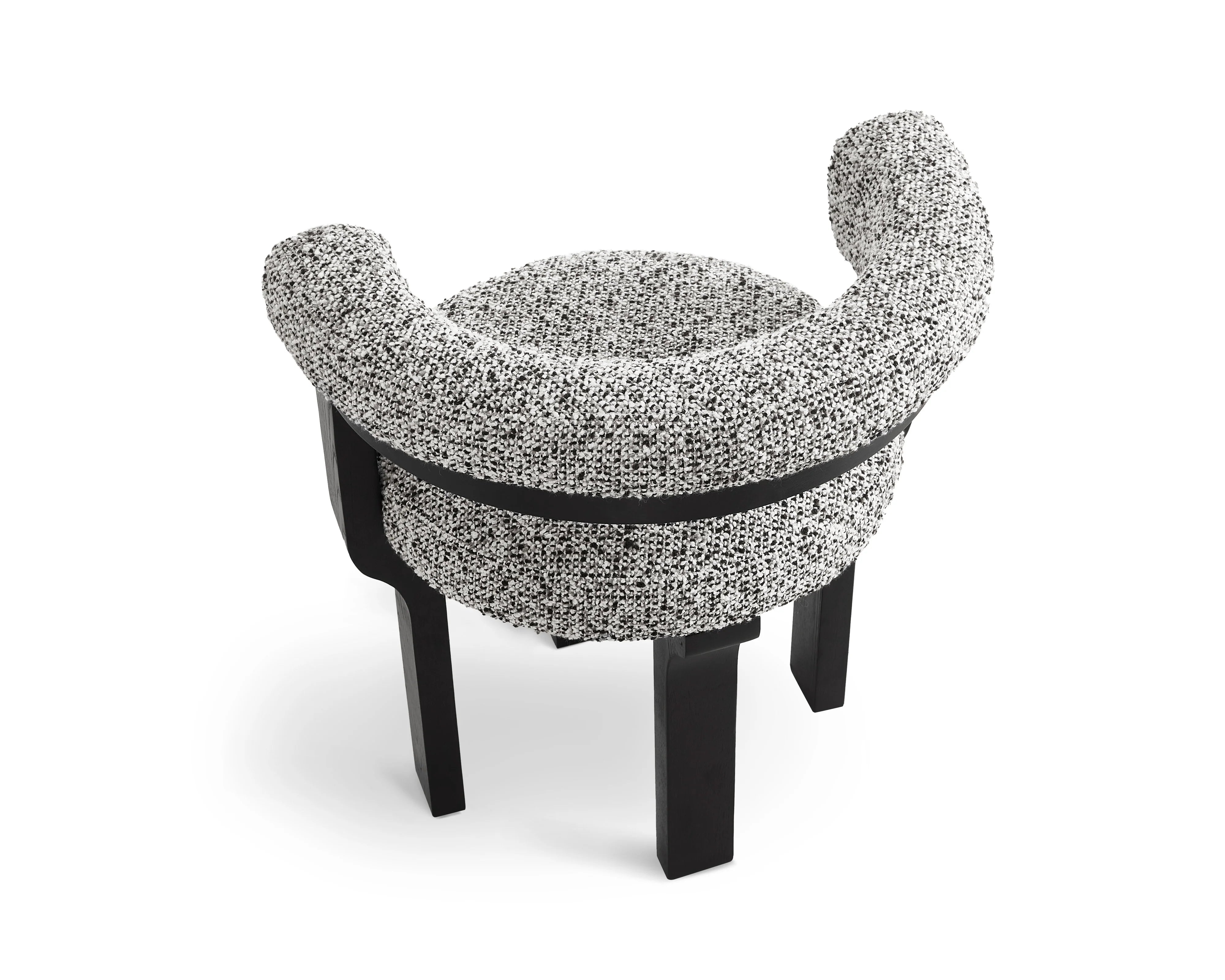 Elba Dexter Sparkle Stone Linen Look Dining Chair
