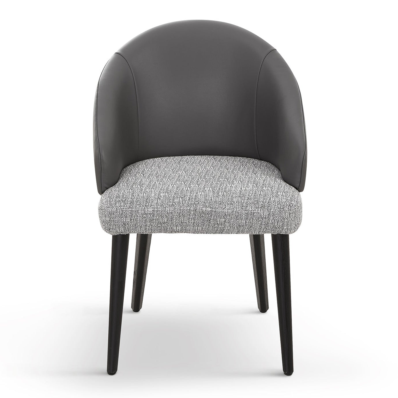 Agadir Kelpa Taupe Chenille & Grey Vegan Leather Dining Chair