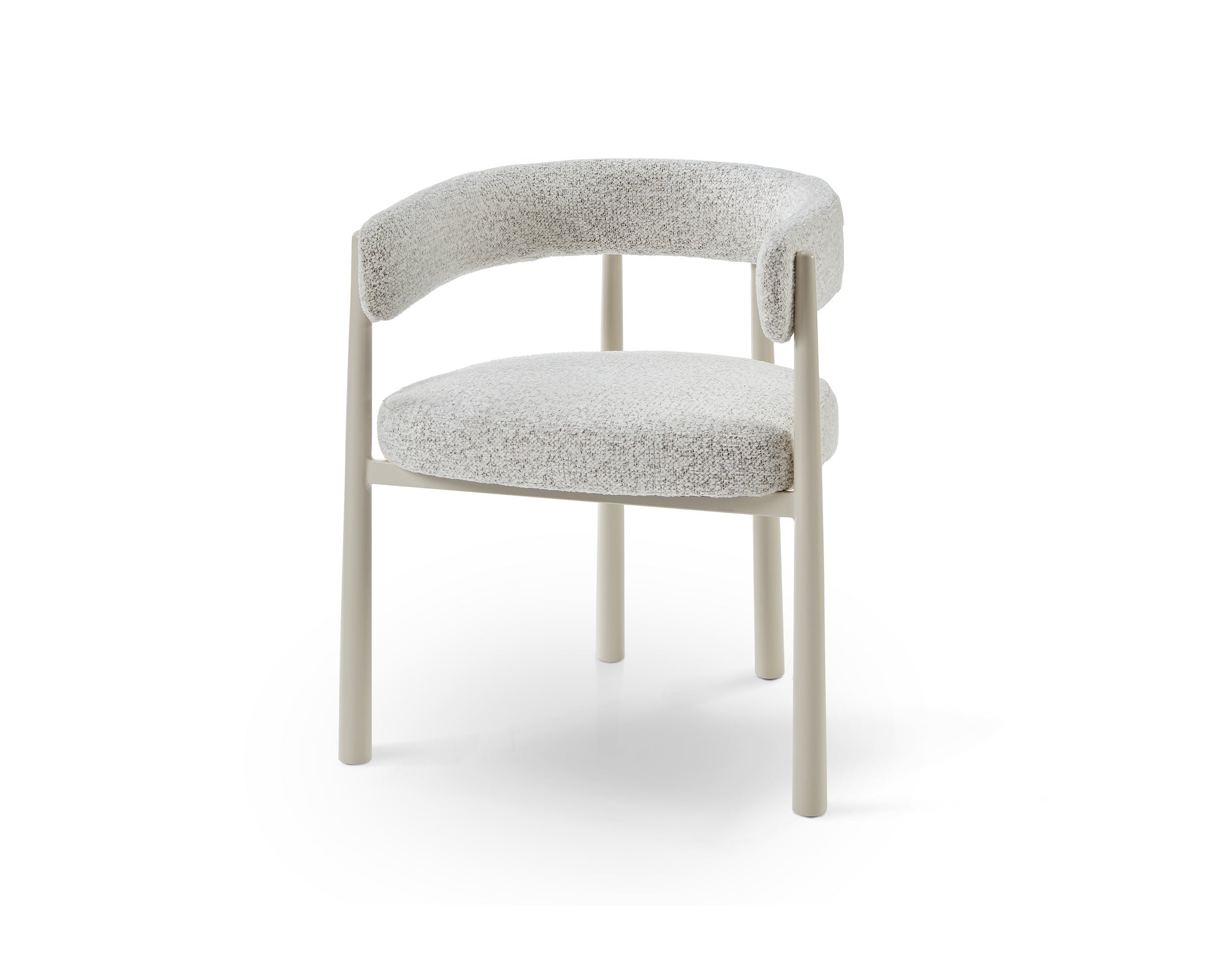 Aria Dining Chair - Ripley Grav & Gloss Ivory