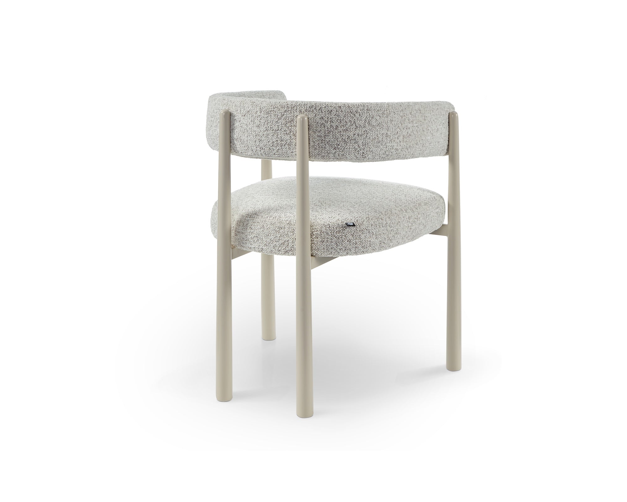 Aria Dining Chair - Ripley Grav & Gloss Ivory