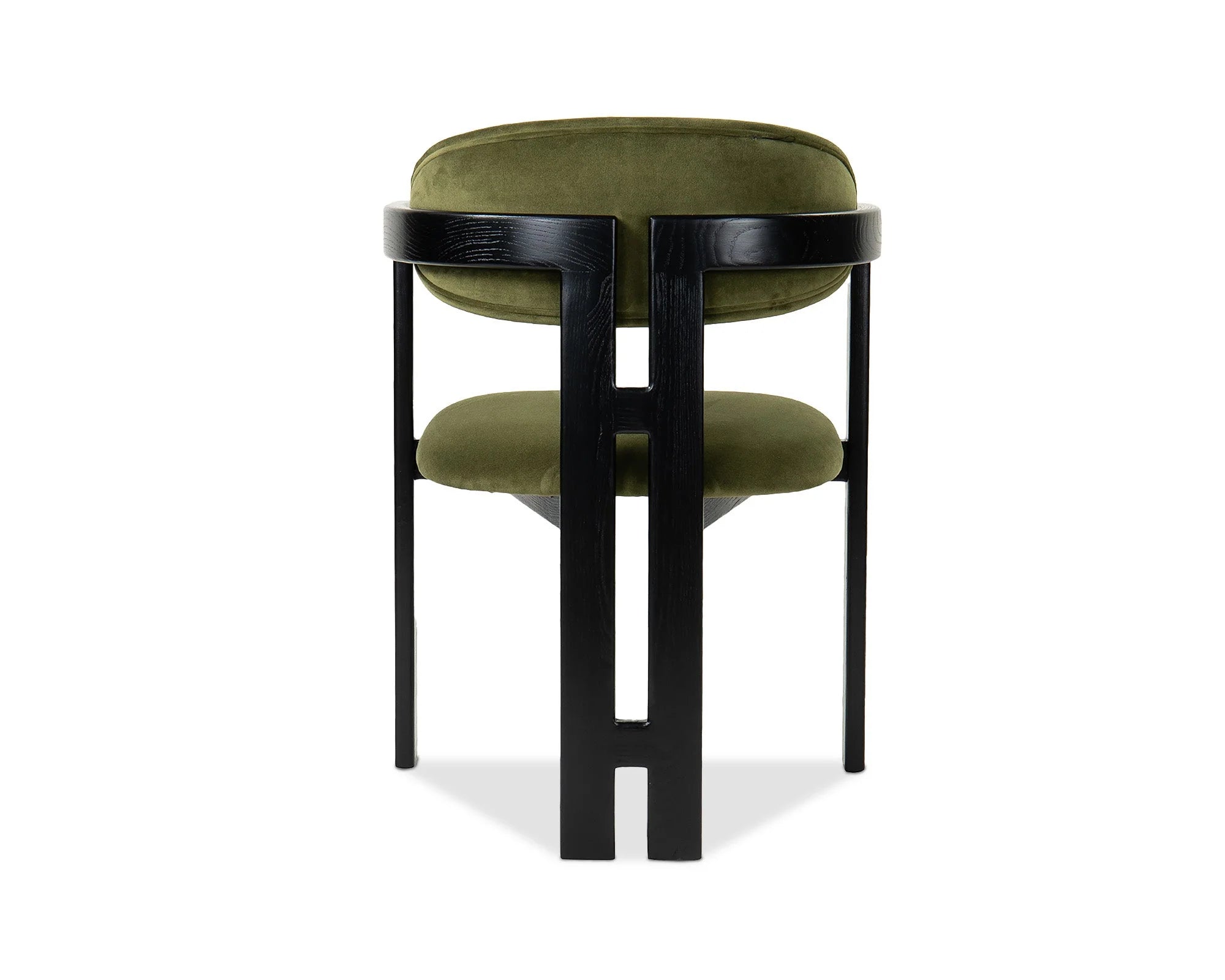 Neo Kaster II Olive Green Velvet Dining Chair