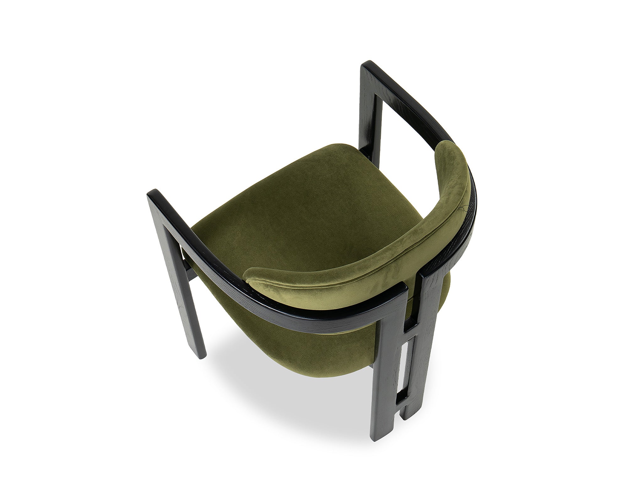 Neo Dining Chair - Kaster II Olive Green Velvet
