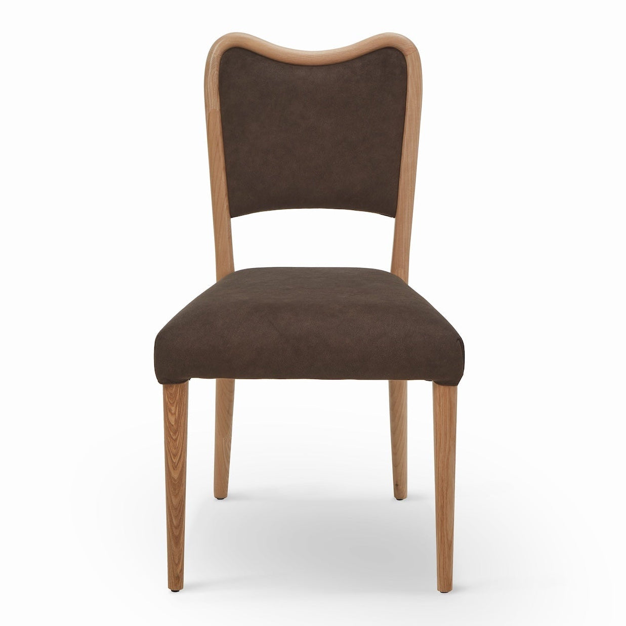 Adelaide Hopper Terra & Brushed Natural Wood Dining Chair