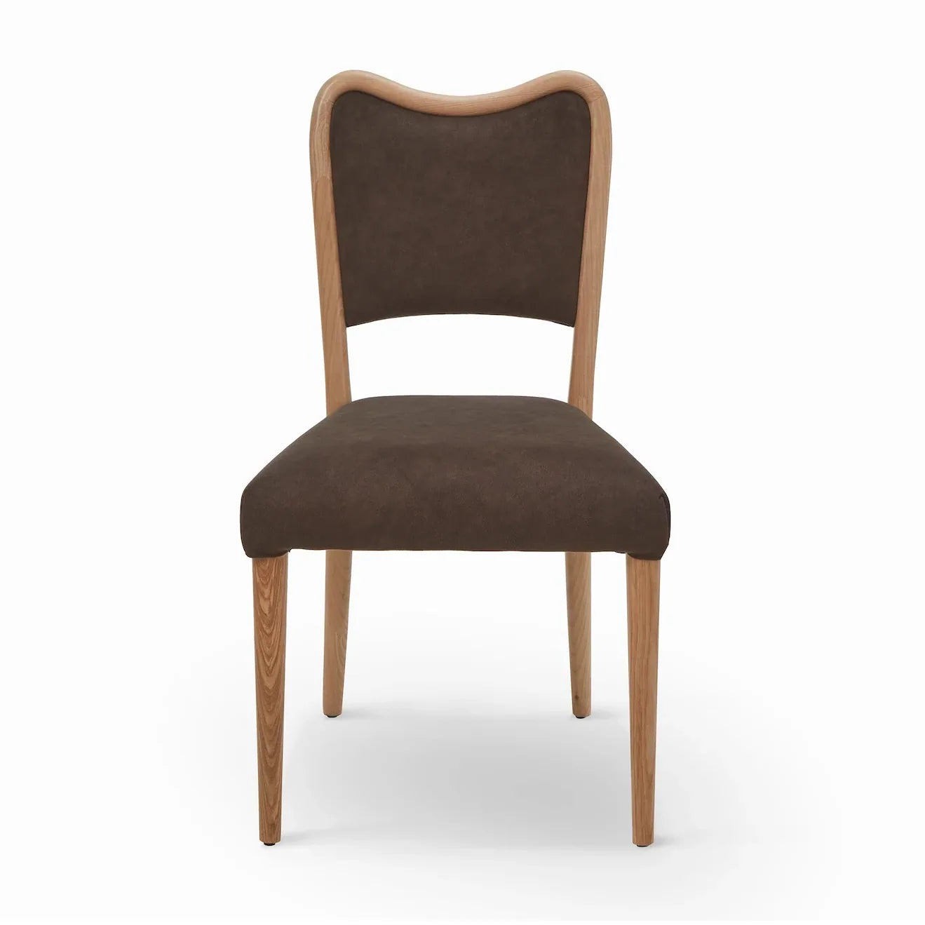 Adelaide Hopper Terra & Brushed Natural Wood Dining Chair