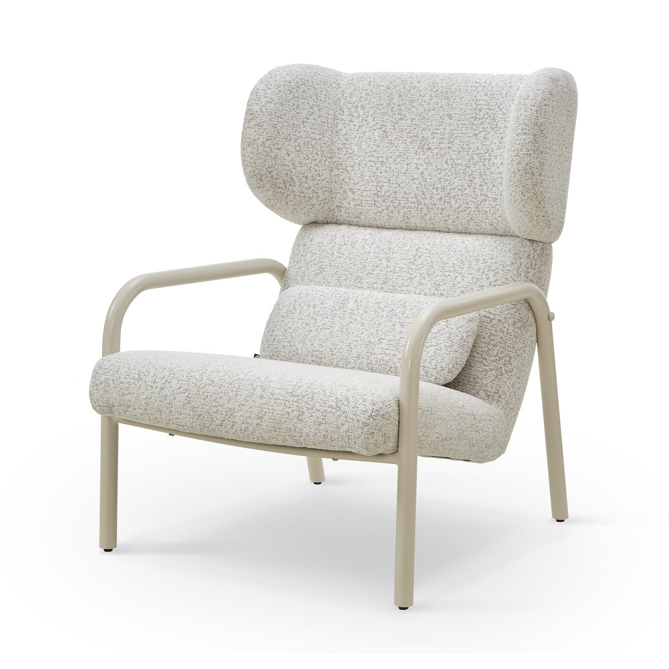 Vienne Ripley Grav & Gloss Ivory Armchair