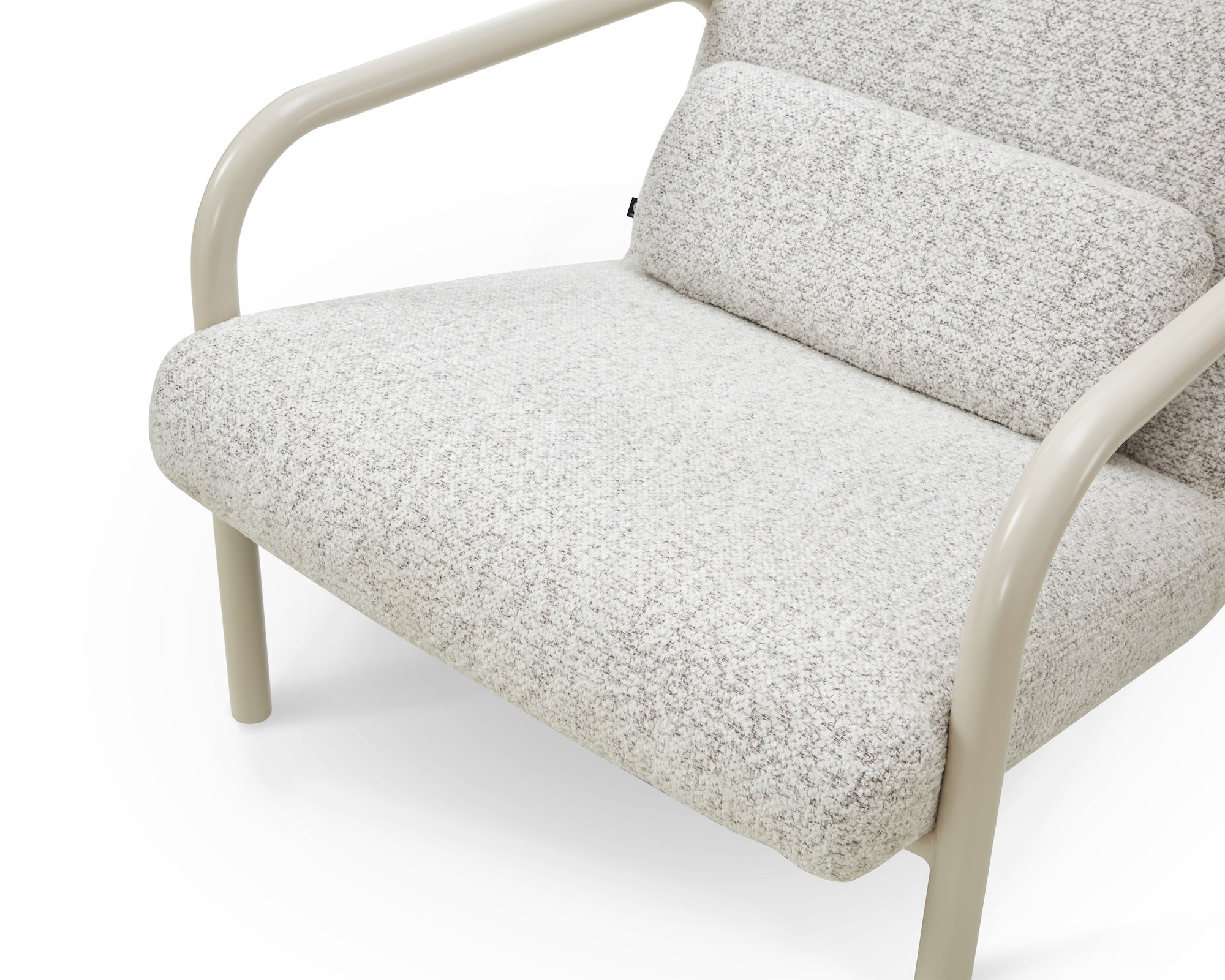 Vienne Armchair -  Ripley Grav & Gloss Ivory