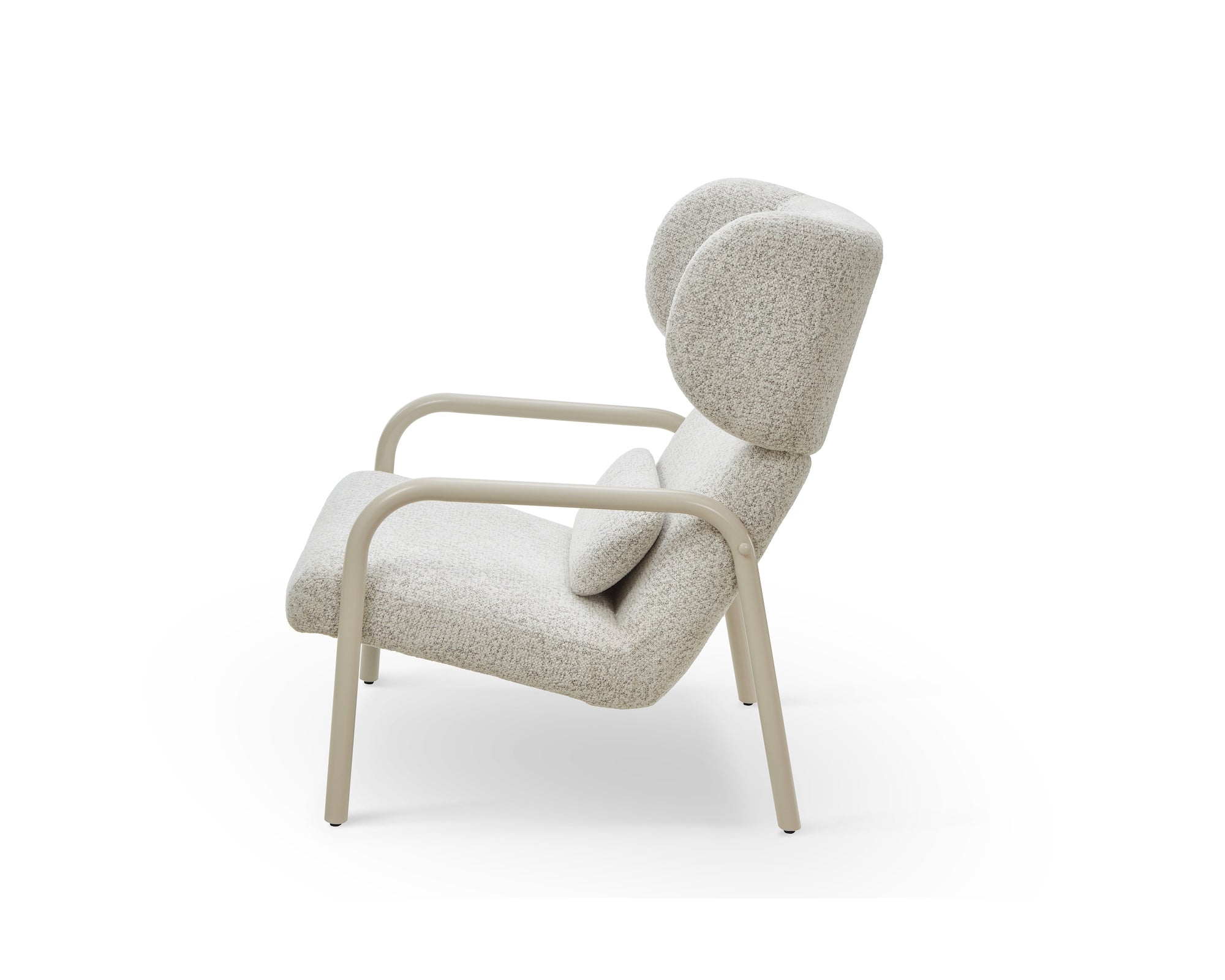 Vienne Armchair -  Ripley Grav & Gloss Ivory