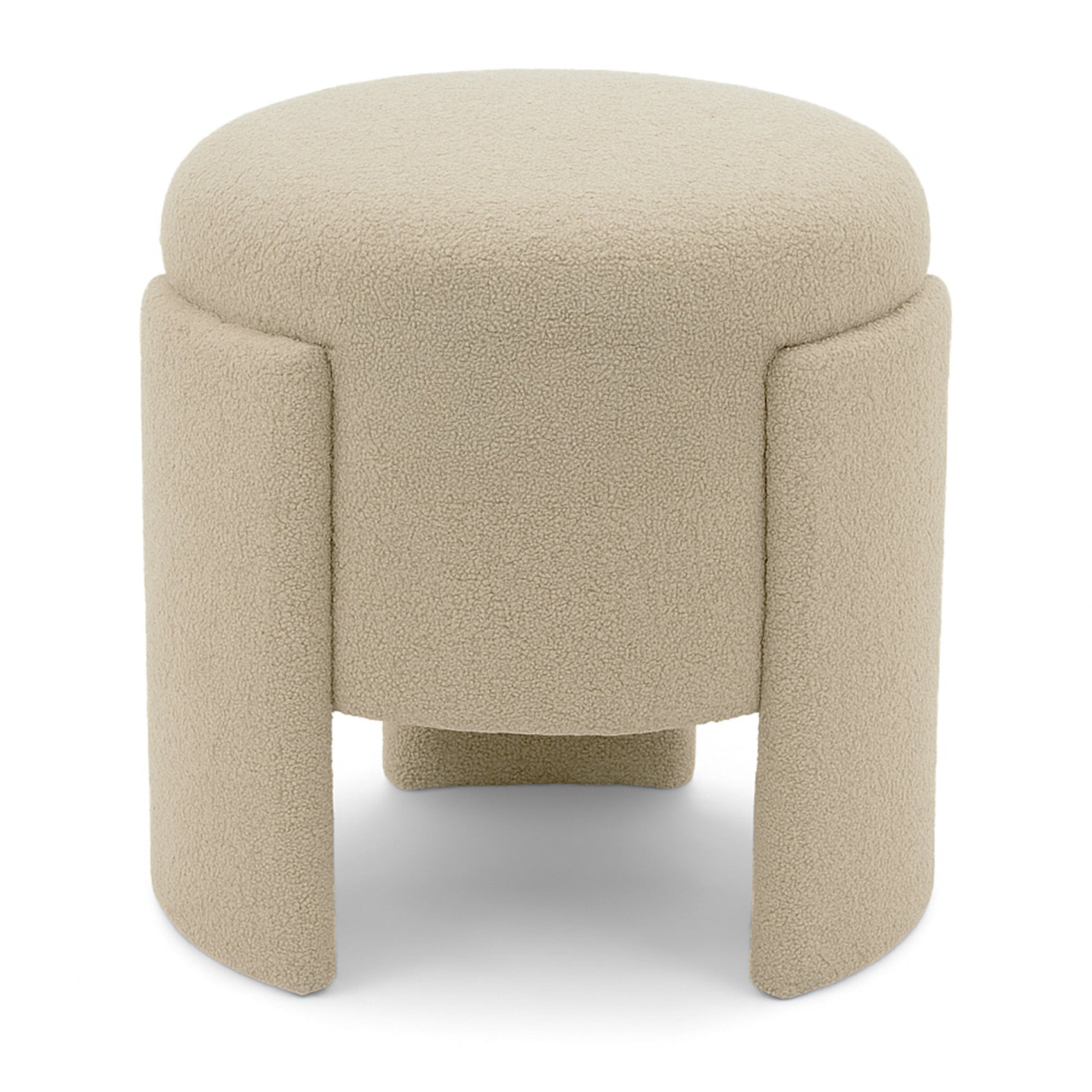 ED Capella Sand Chenille Stool