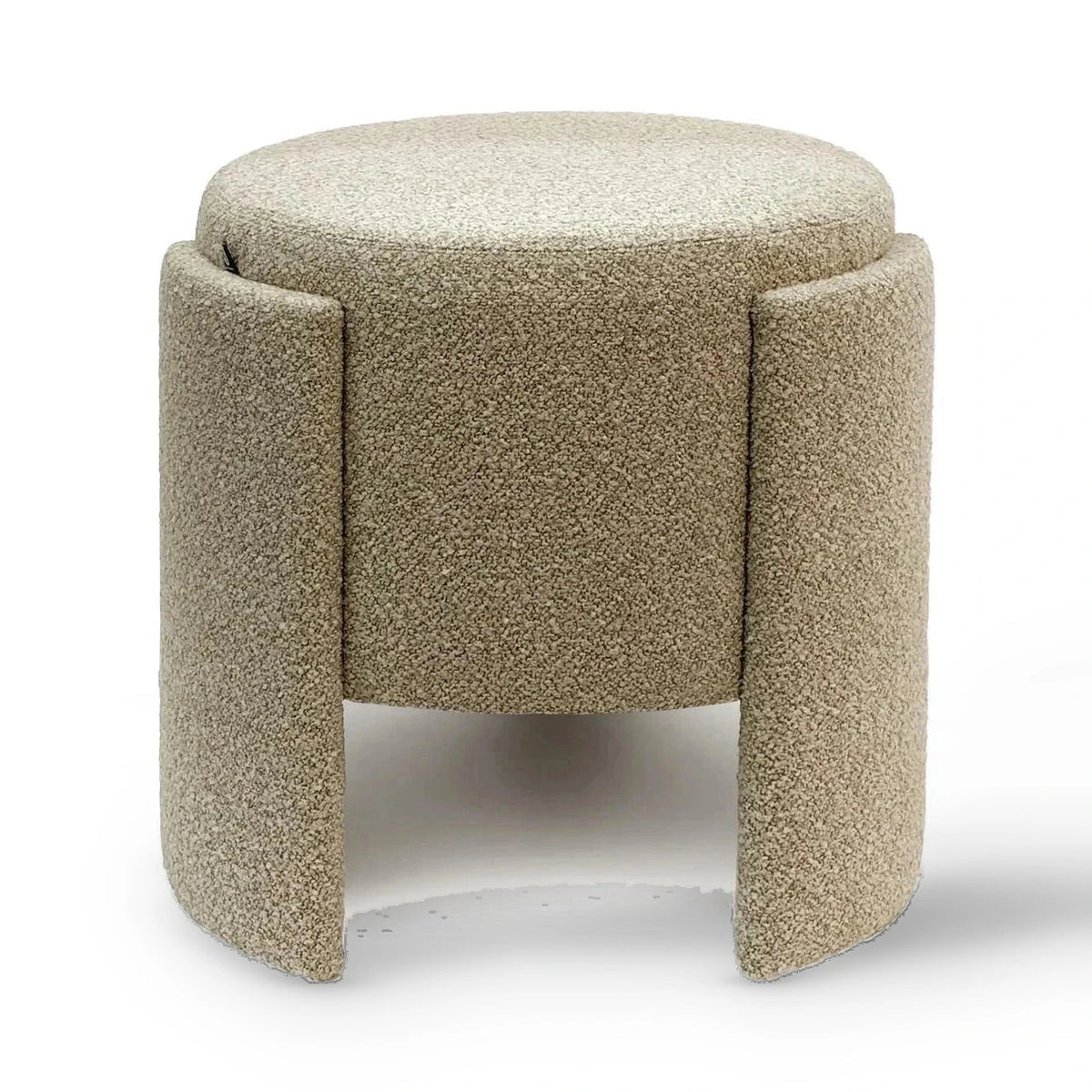 ED Capella Sand Chenille Stool