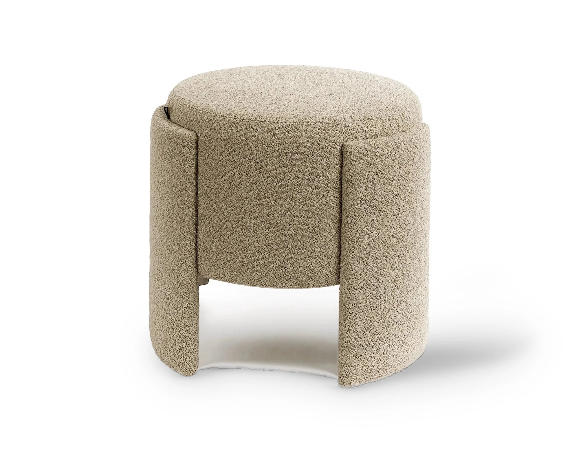 ED Capella Sand Chenille Stool