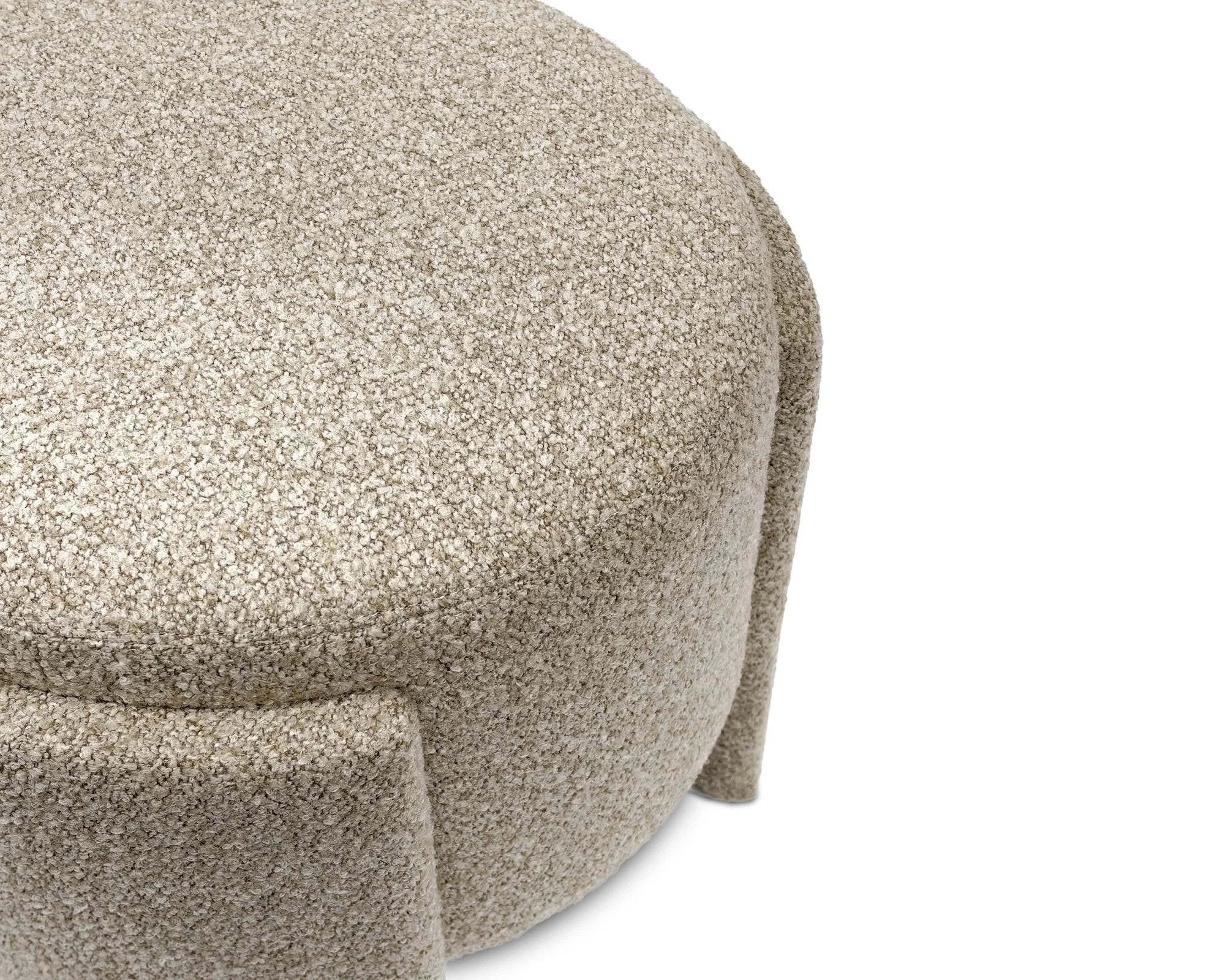 ED Capella Sand Chenille Stool