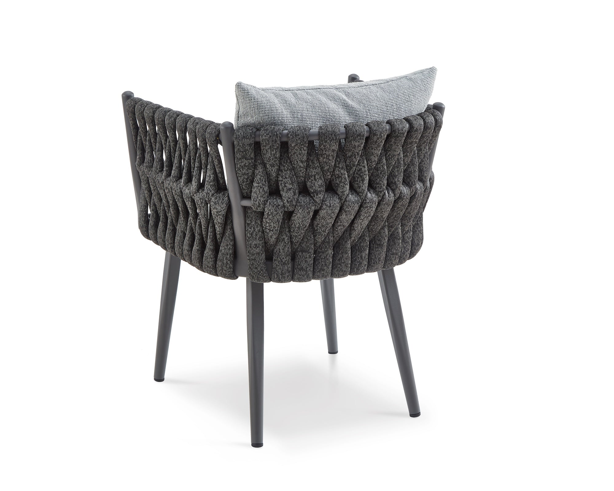 Charly Outdoor Dining Chair - Hunter Stone & Charcoal Grey