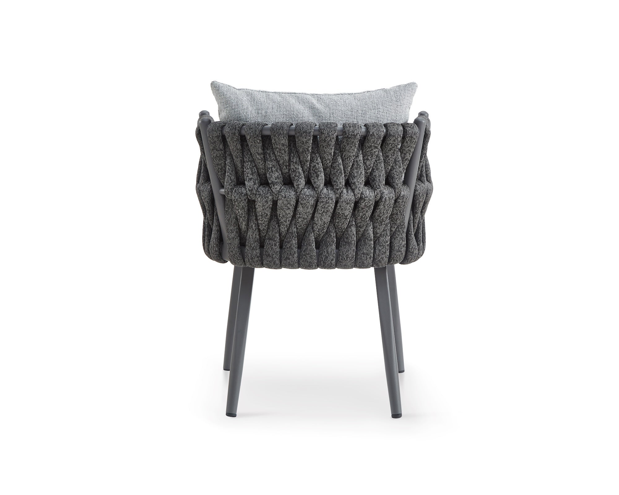 Charly Outdoor Dining Chair - Hunter Stone & Charcoal Grey