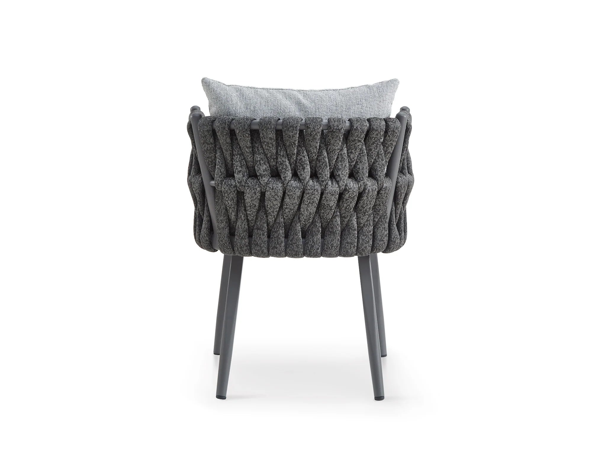 Charly Hunter Stone & Charcoal Grey Outdoor Dining Chair