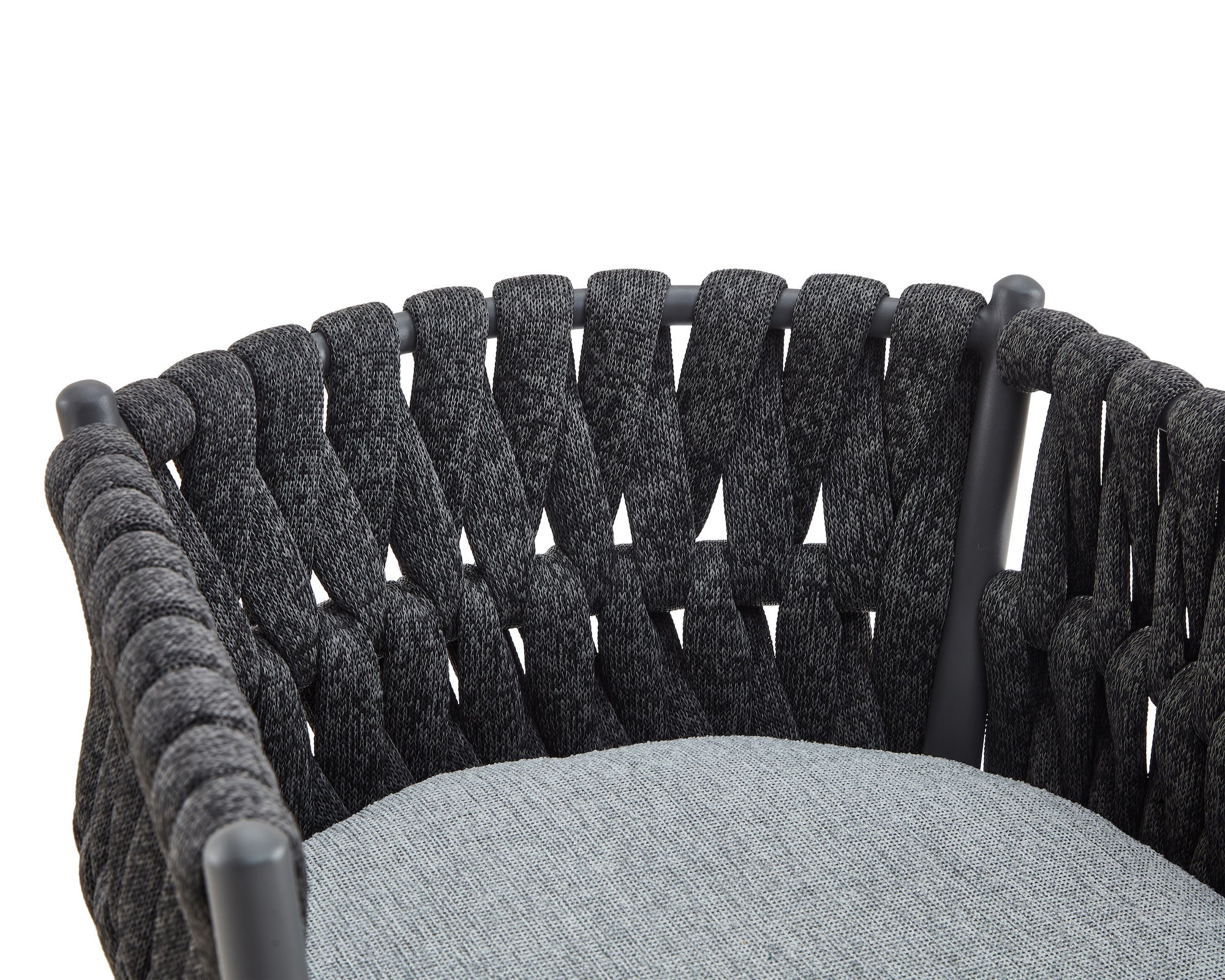Charly Outdoor Dining Chair - Hunter Stone & Charcoal Grey