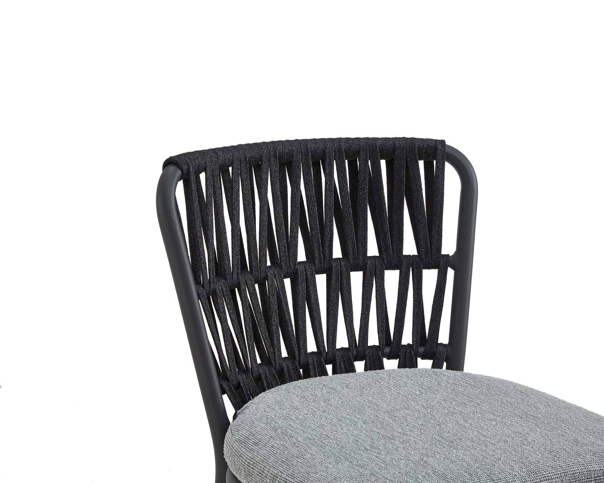 Set of 2 Ariana Outdoor Dining Chairs - Hunter Stone & Charcoal Grey