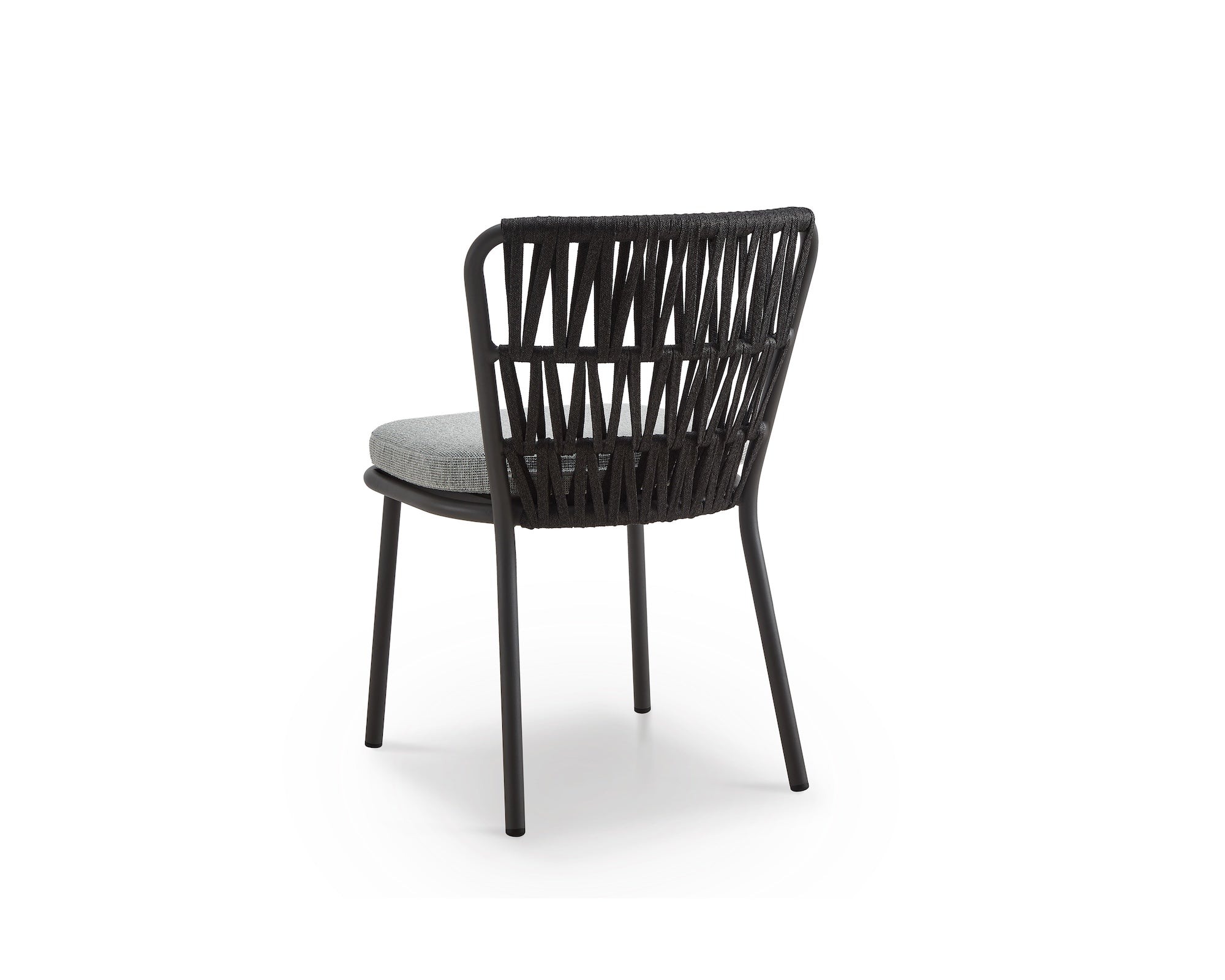 Set of 2 Ariana Outdoor Dining Chairs - Hunter Stone & Charcoal Grey