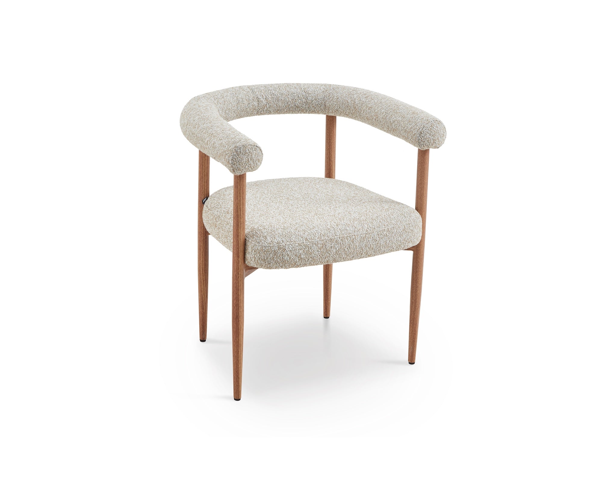 Nantes Outdoor Dining Chair -  Lima Beige & Walnut