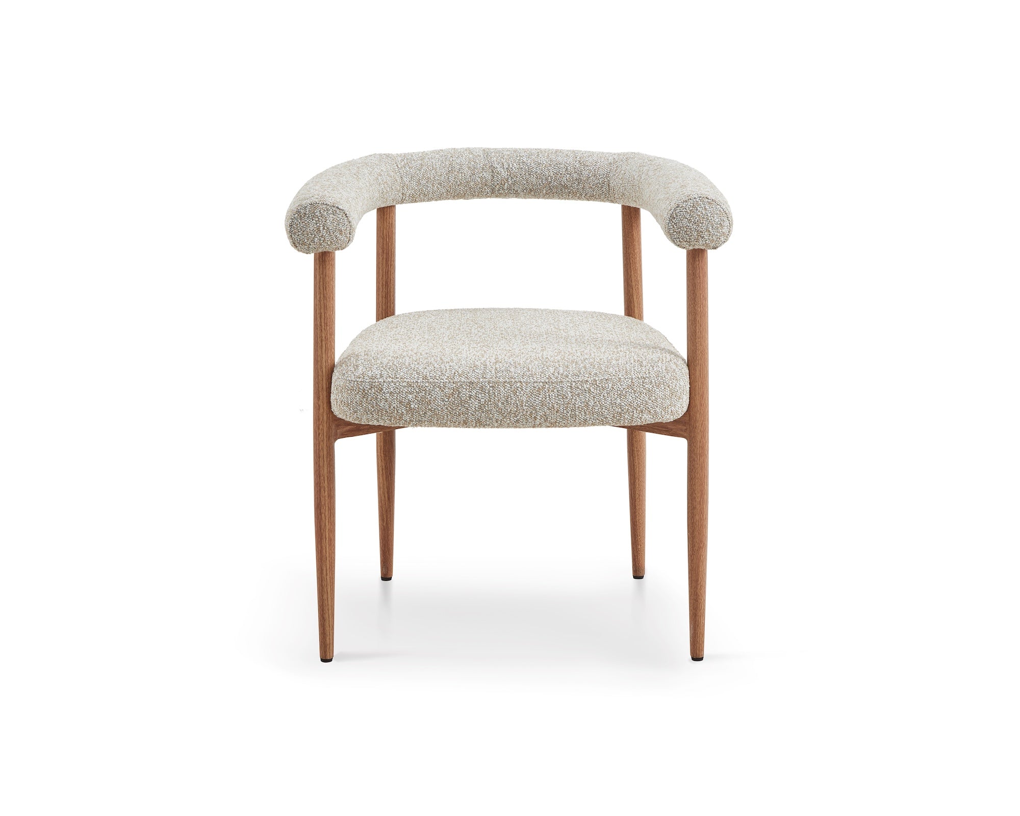 Nantes Outdoor Dining Chair -  Lima Beige & Walnut