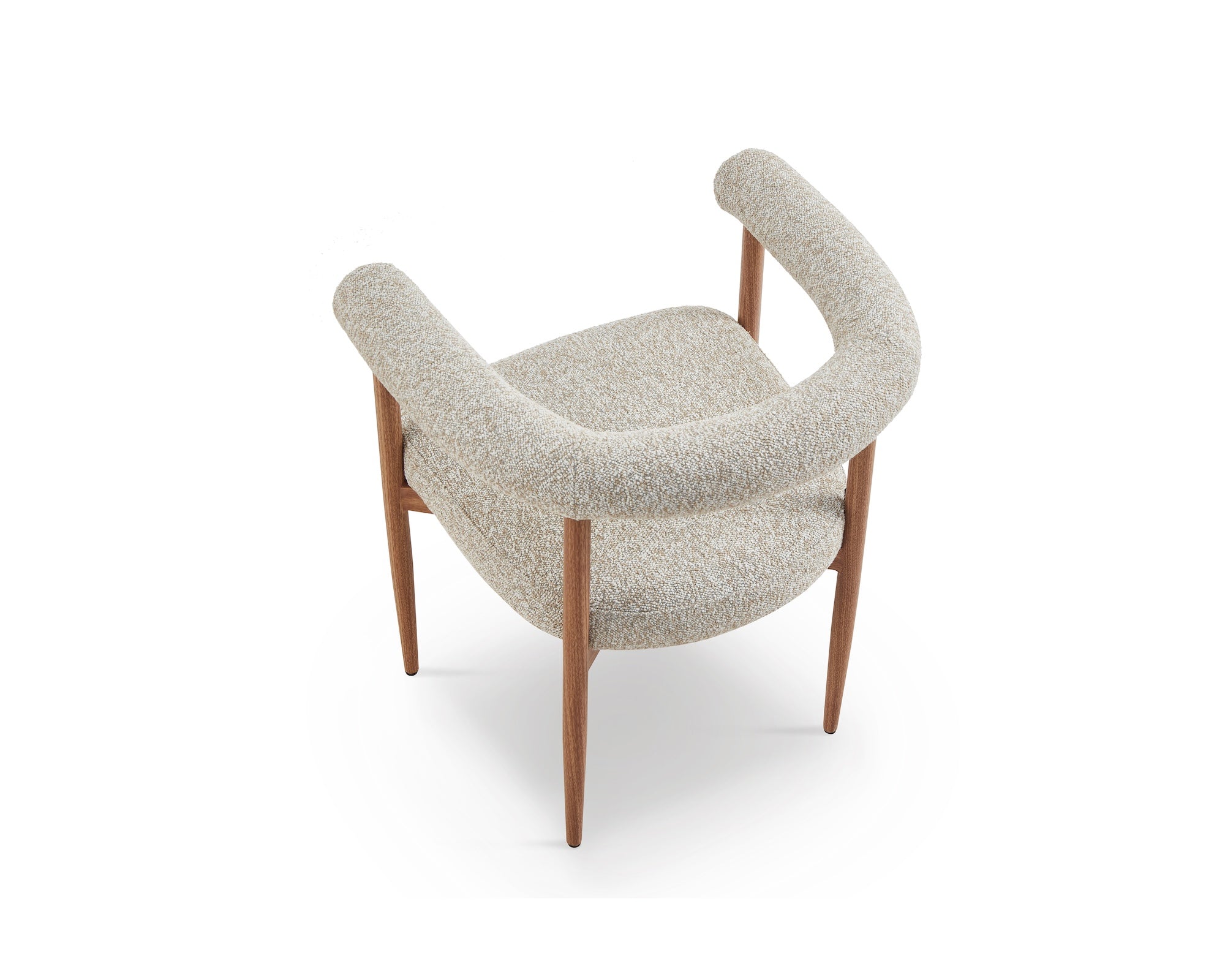 Nantes Outdoor Dining Chair -  Lima Beige & Walnut