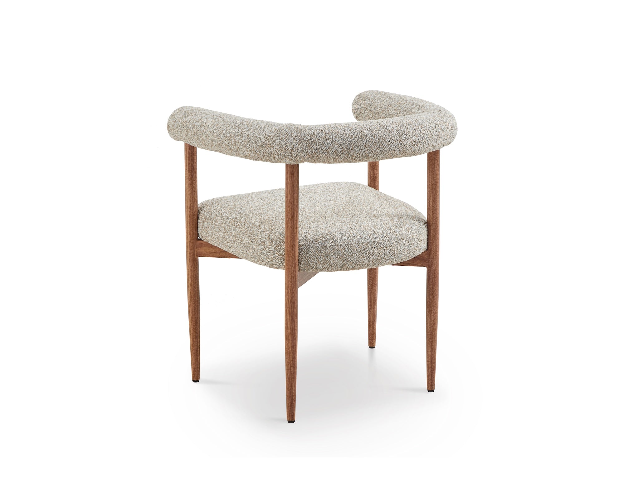 Nantes Outdoor Dining Chair -  Lima Beige & Walnut