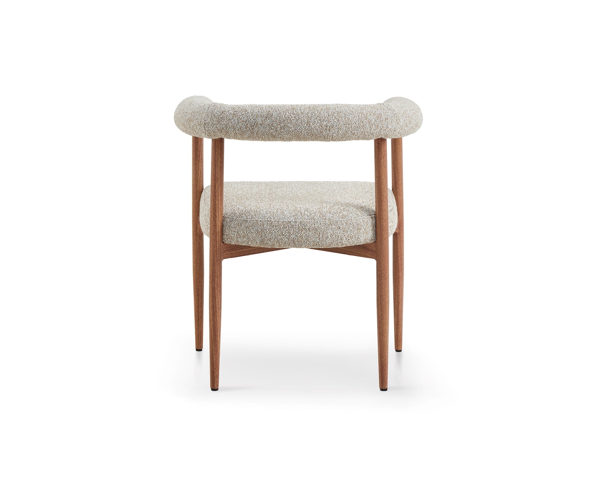Nantes Outdoor Dining Chair -  Lima Beige & Walnut