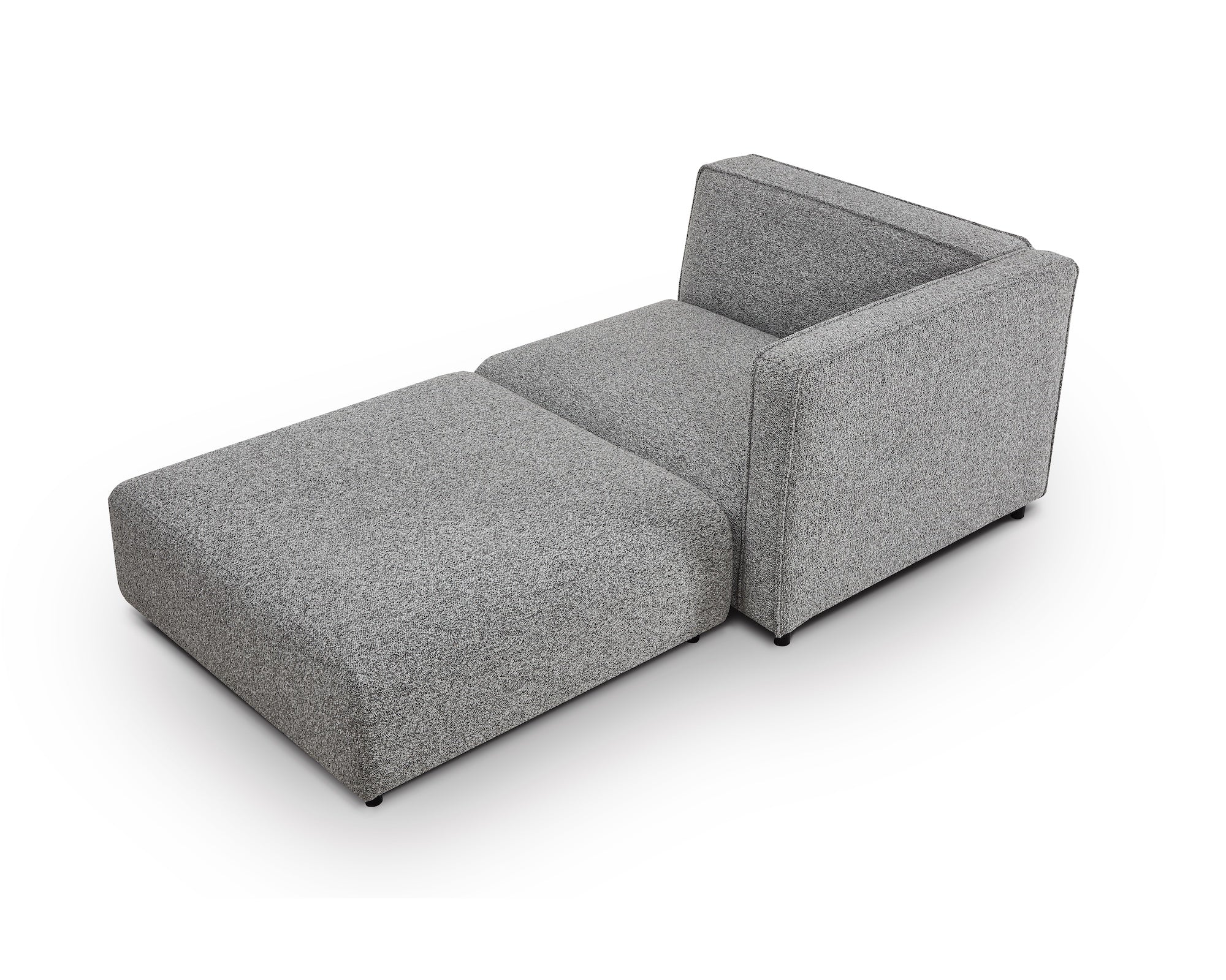 Riviera Outdoor Modular Sofa -  Lima Grey & Deep Charcoal