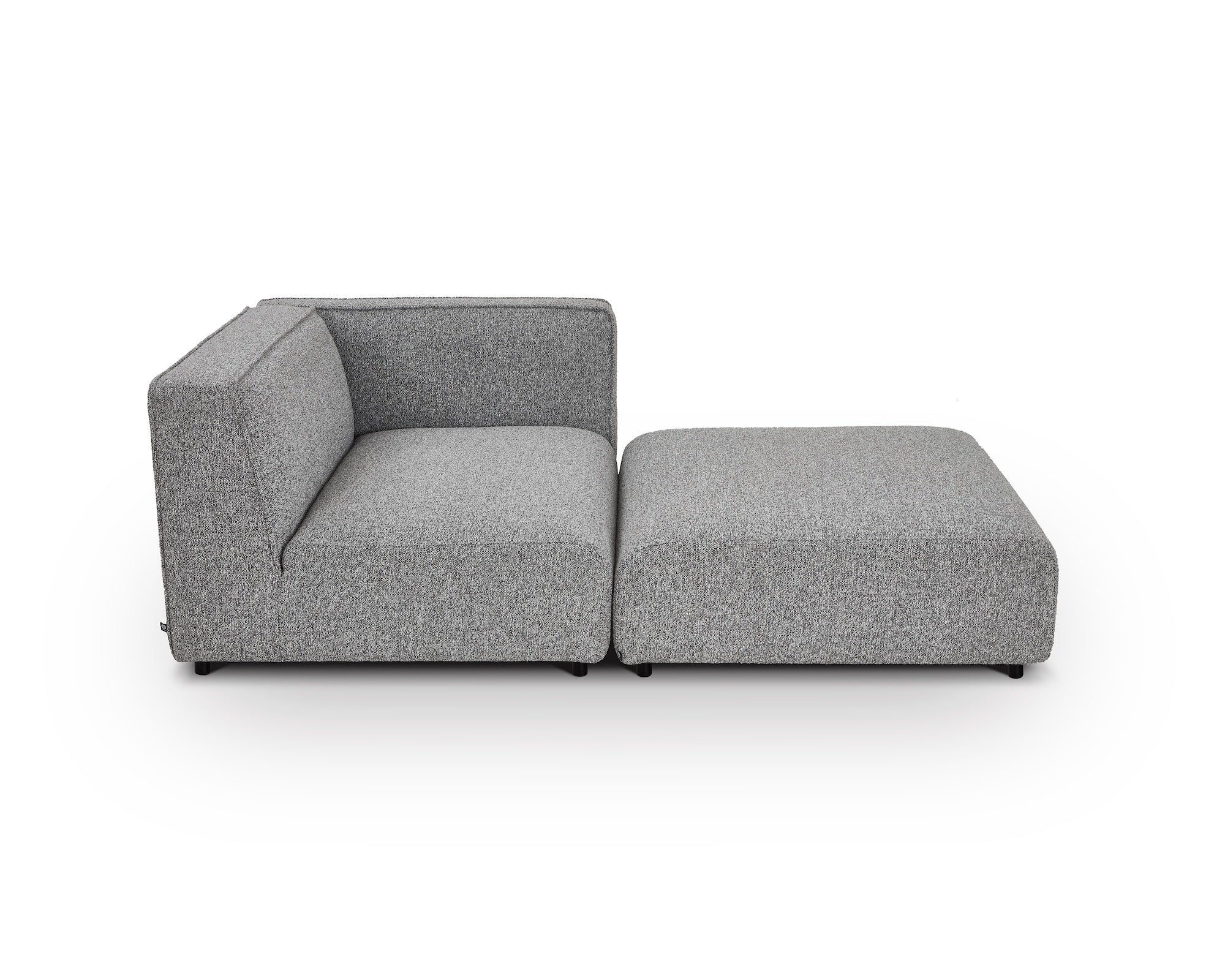 Riviera Outdoor Modular Sofa -  Lima Grey & Deep Charcoal