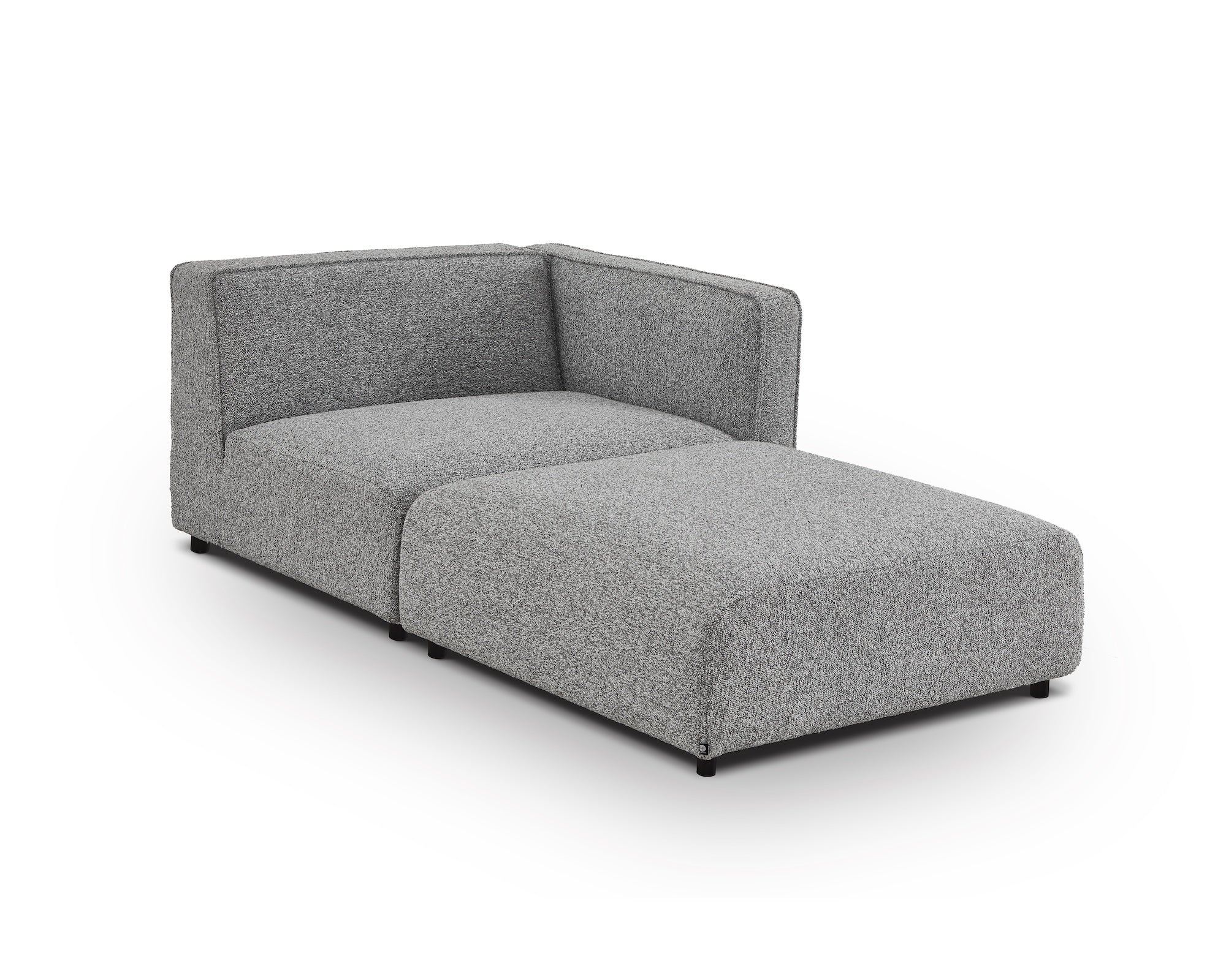 Riviera Outdoor Modular Sofa -  Lima Grey & Deep Charcoal