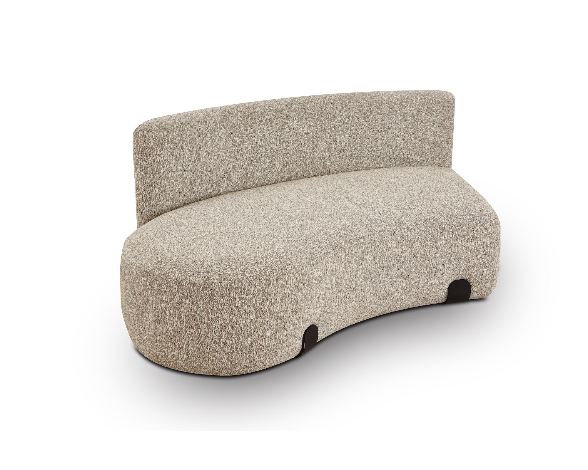 Capri Outdoor Modular Sofa - Lima Beige & Deep Charcoal