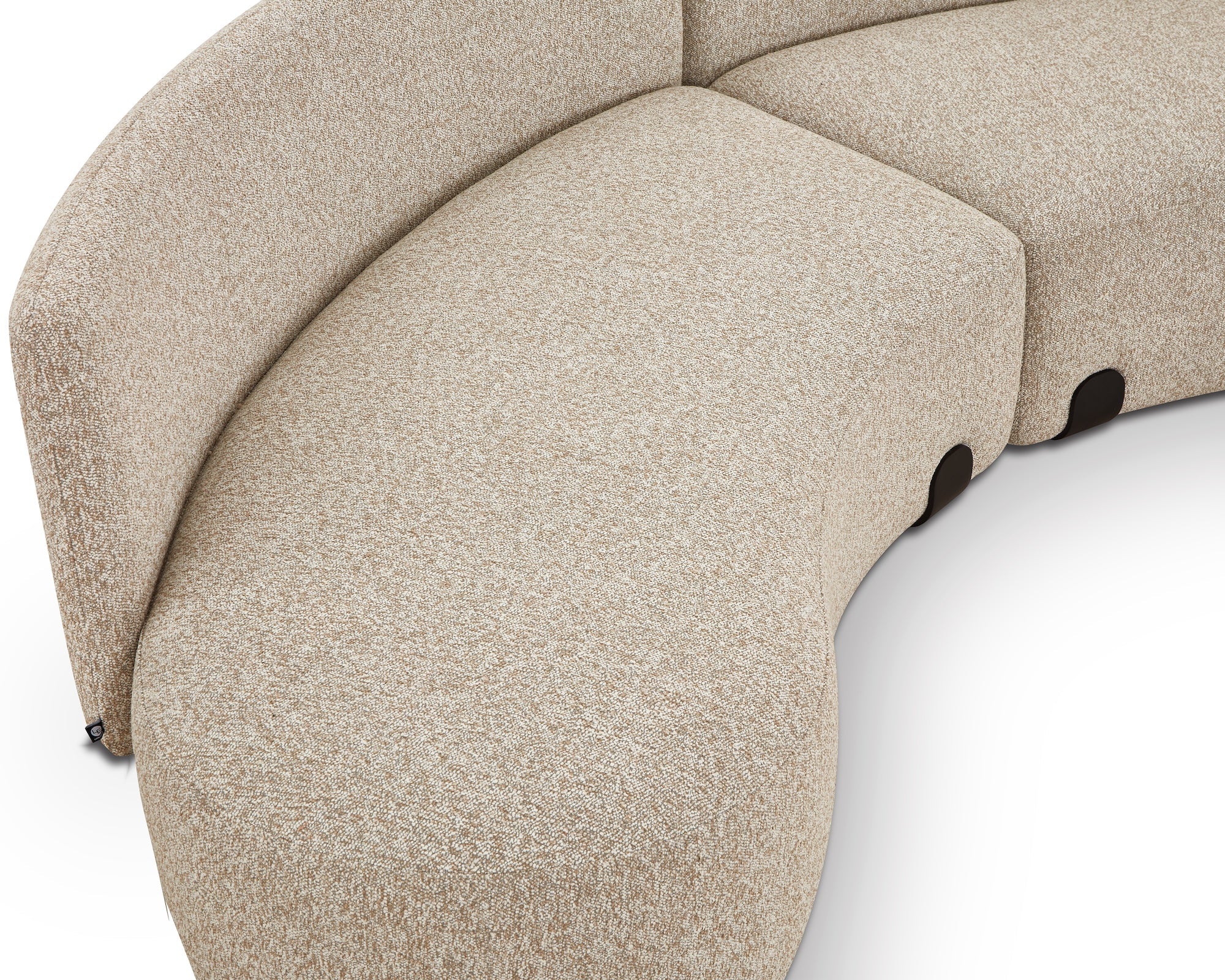 Capri Outdoor Modular Sofa - Lima Beige & Deep Charcoal