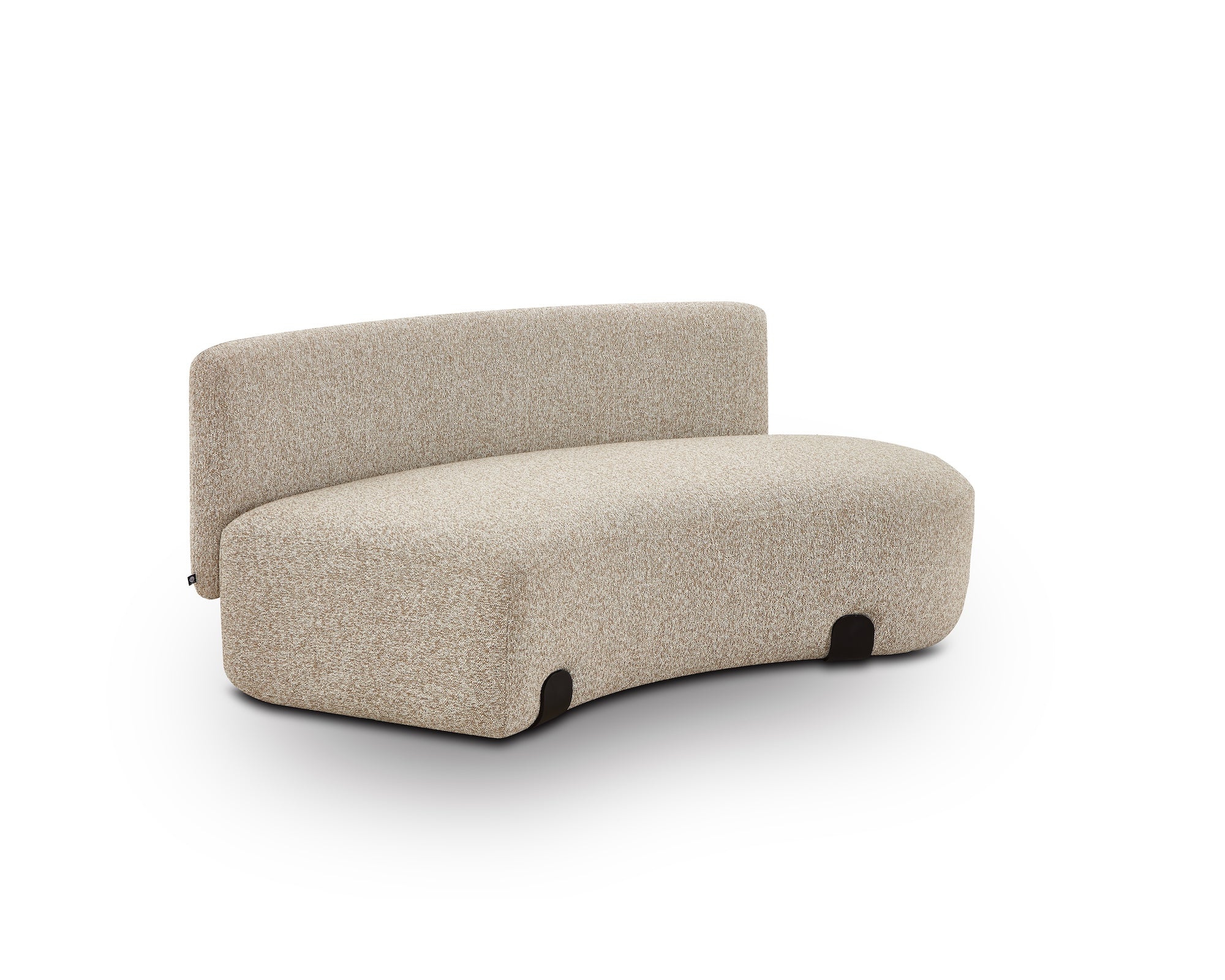 Capri Outdoor Modular Sofa - Lima Beige & Deep Charcoal