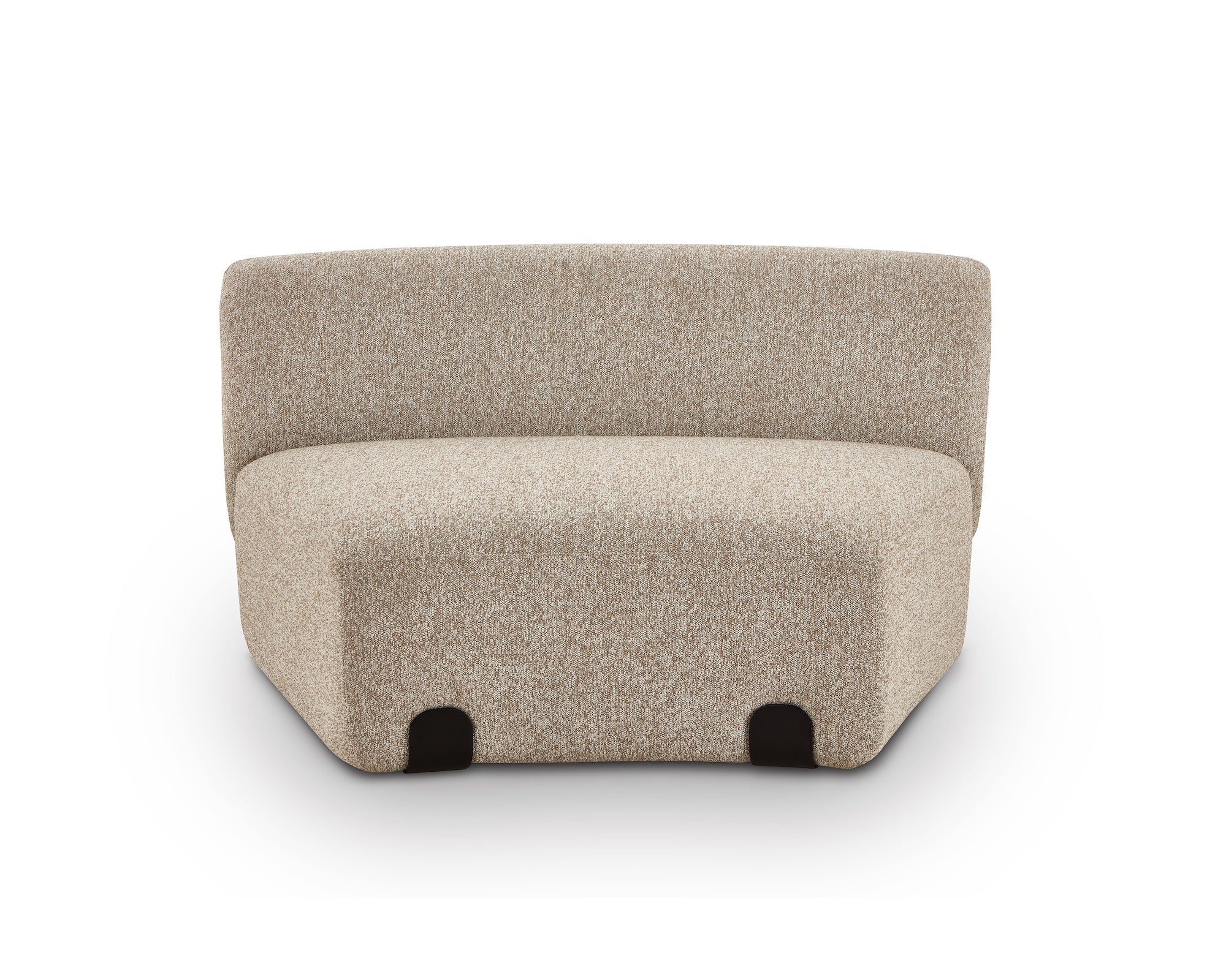 Capri Outdoor Modular Sofa - Lima Beige & Deep Charcoal