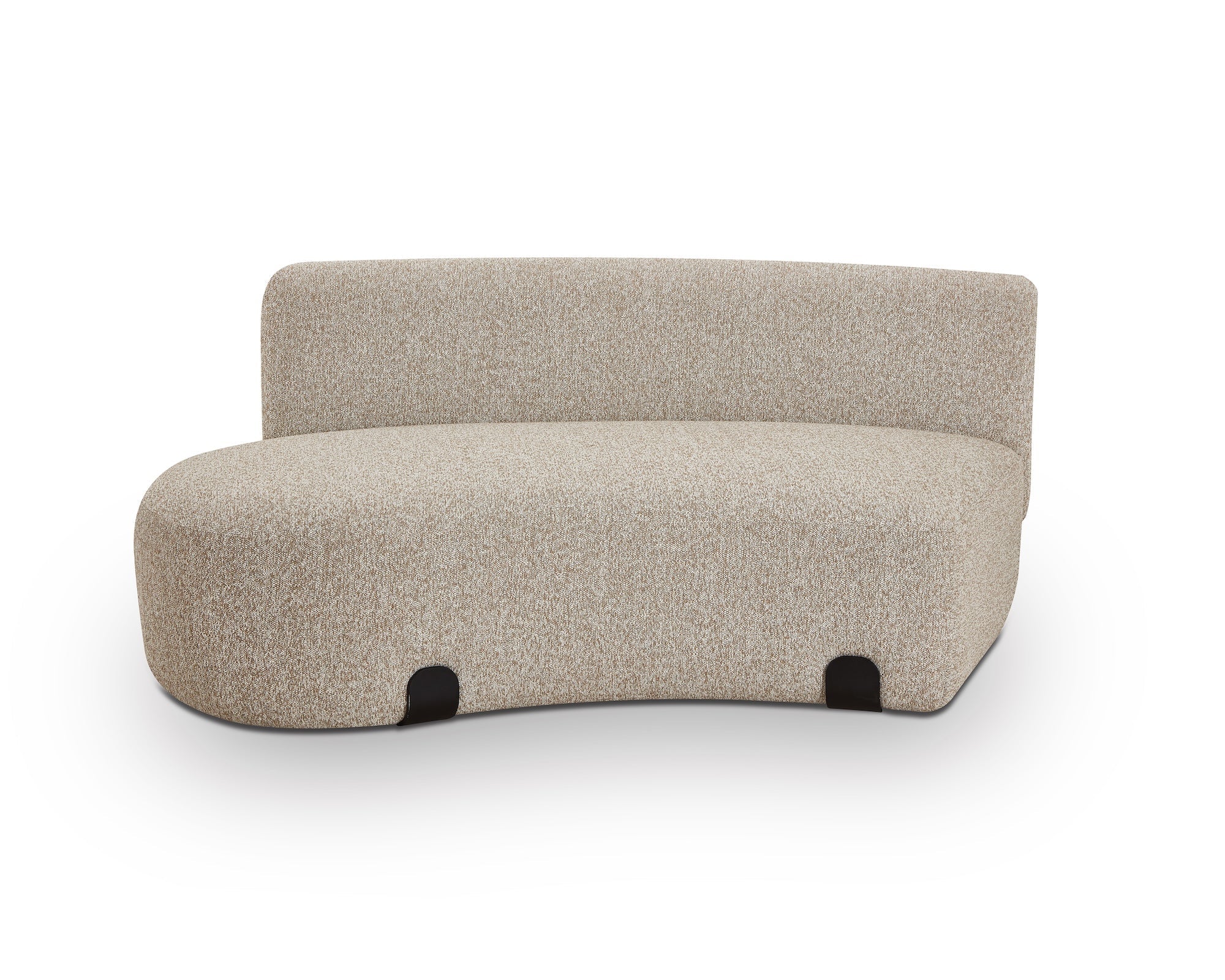 Capri Outdoor Modular Sofa - Lima Beige & Deep Charcoal