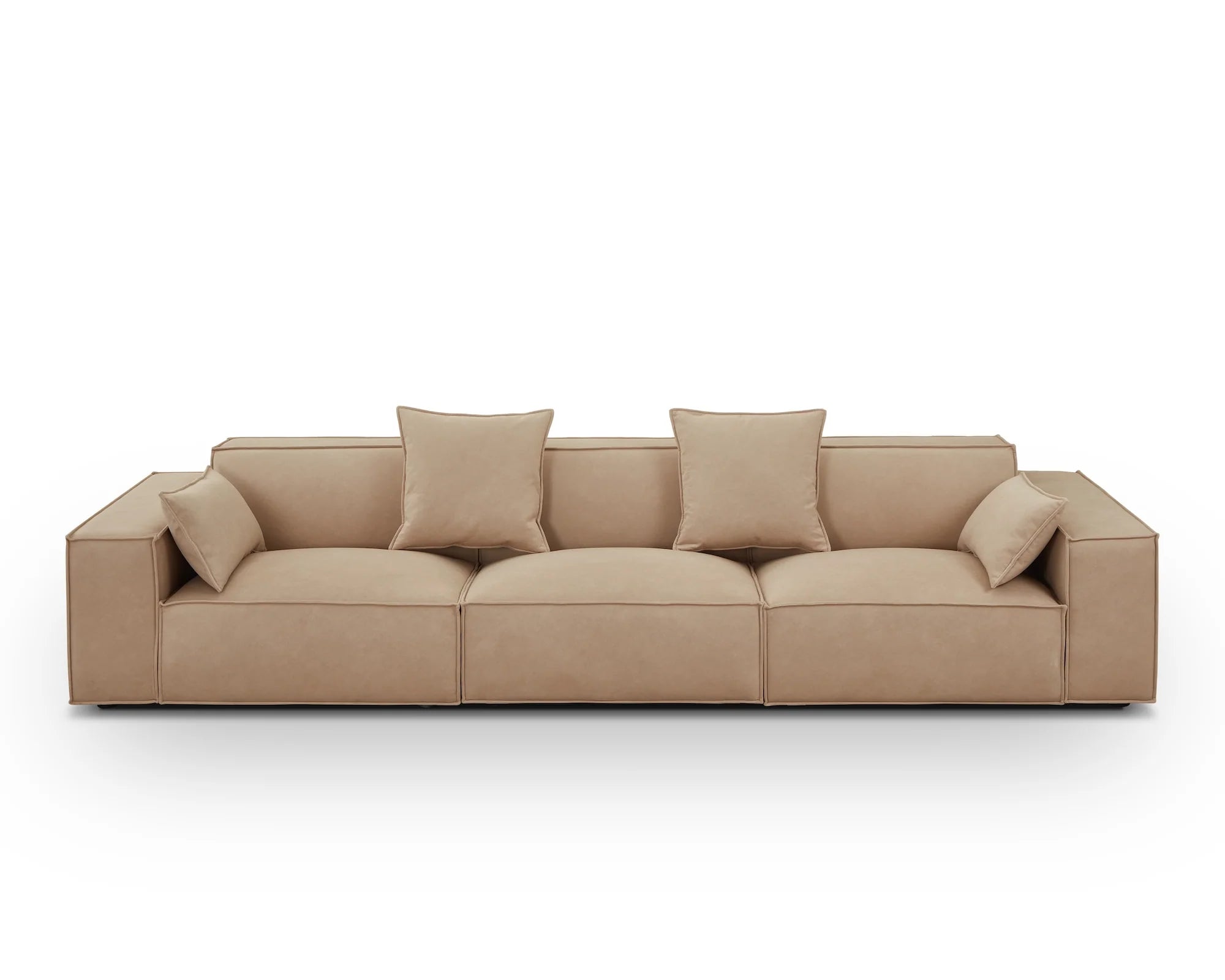 Efren Hopper Desert Chenille Modular Sofa Middle