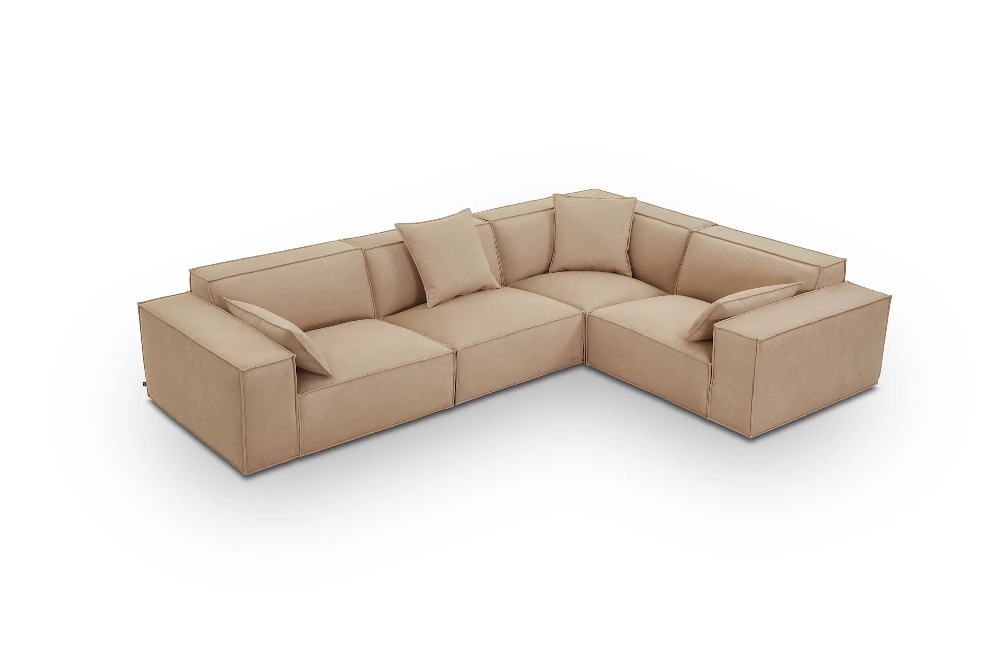 Efren Hopper Desert Chenille Modular Sofa Middle