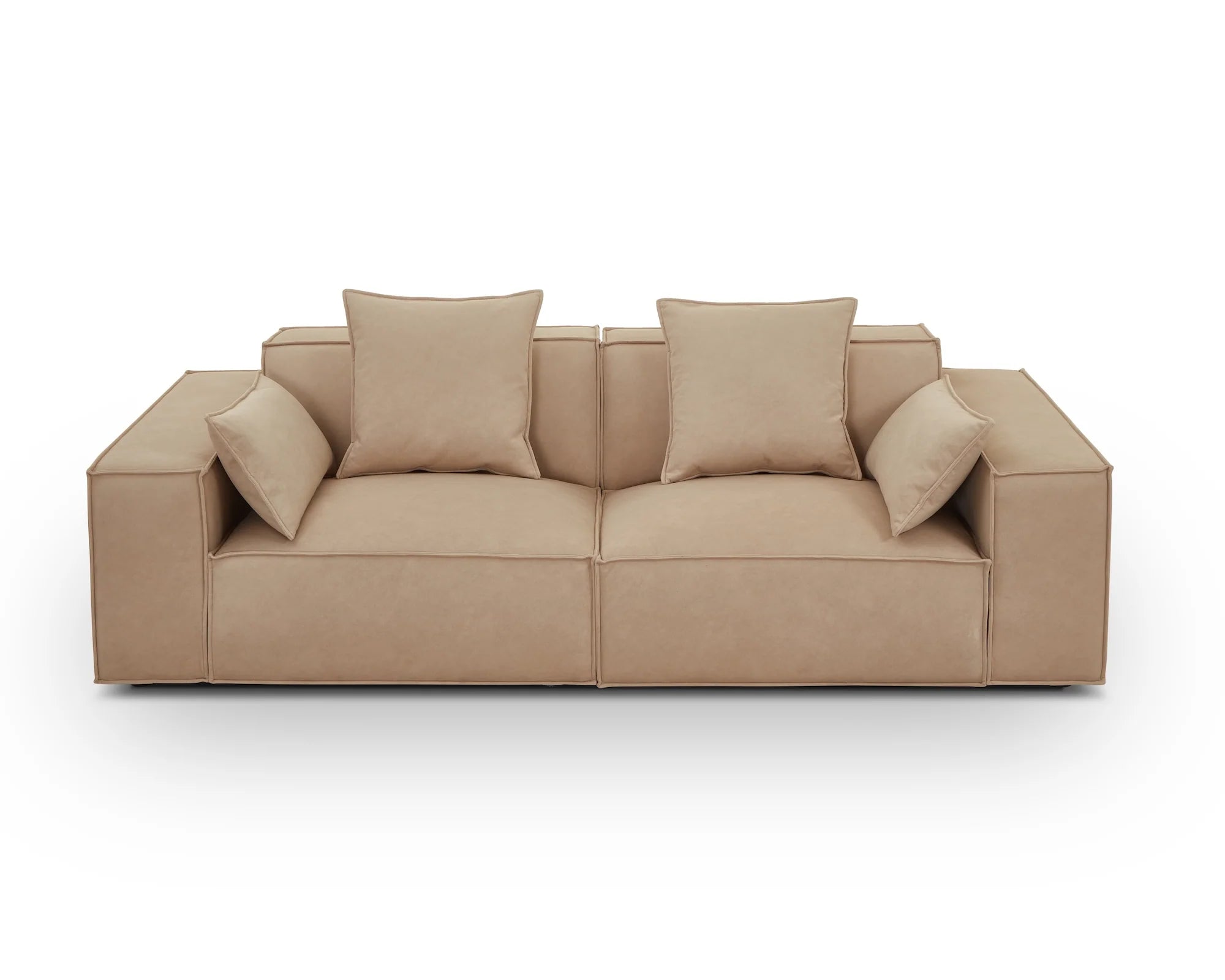 Efren Hopper Desert Chenille Modular Sofa Right